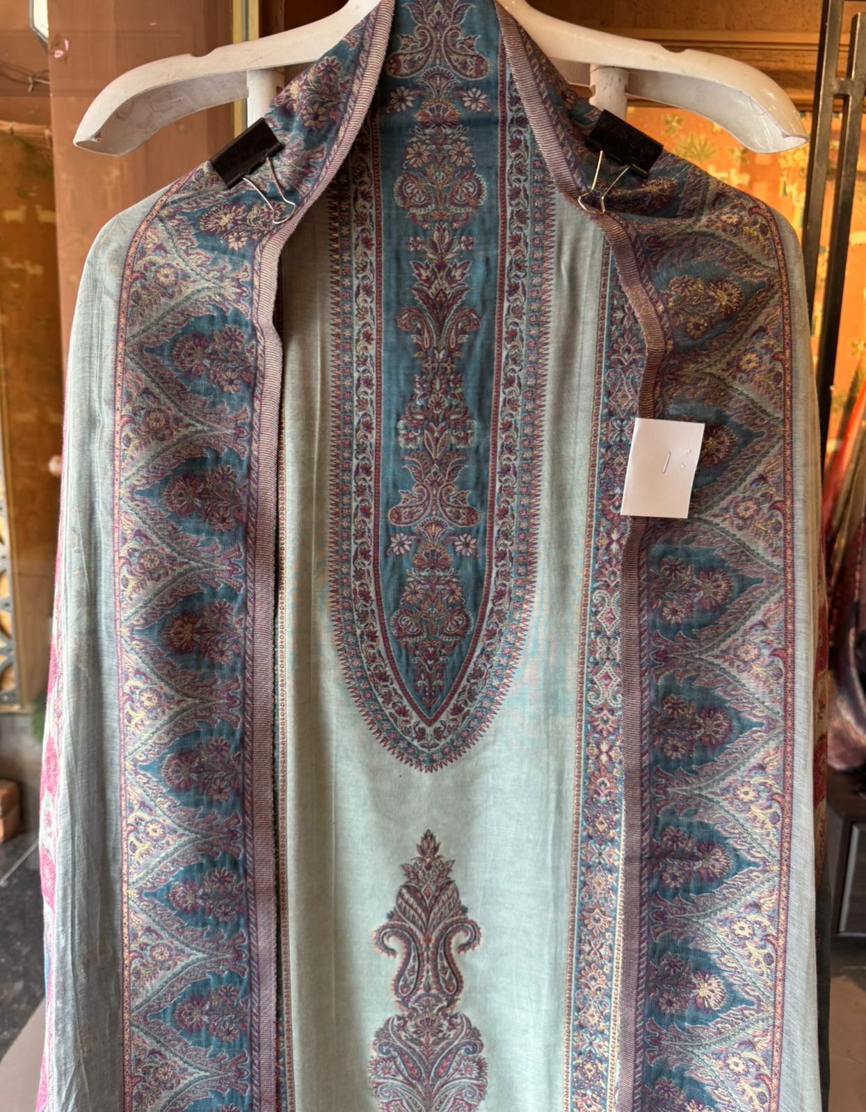 Pure jamdaani cotton Silk Suit