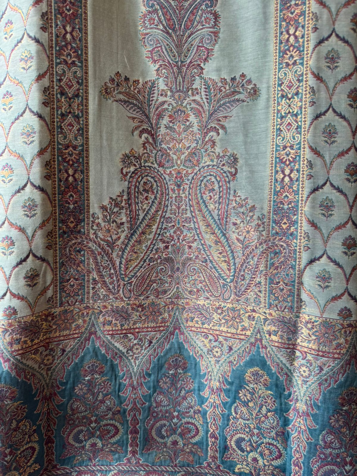 Pure jamdaani cotton Silk Suit