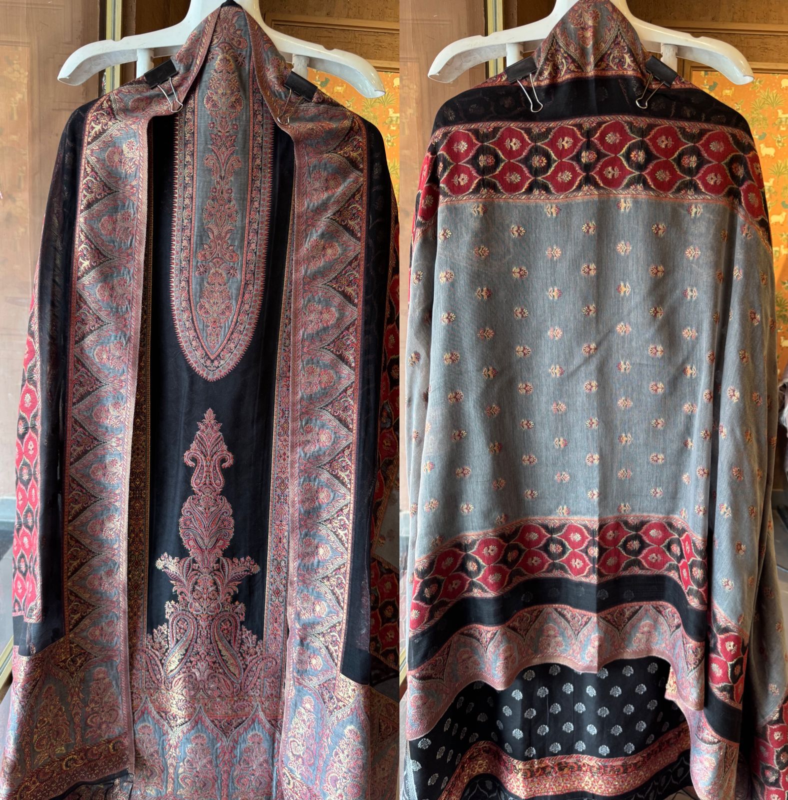 Pure jamdaani cotton Silk Suit