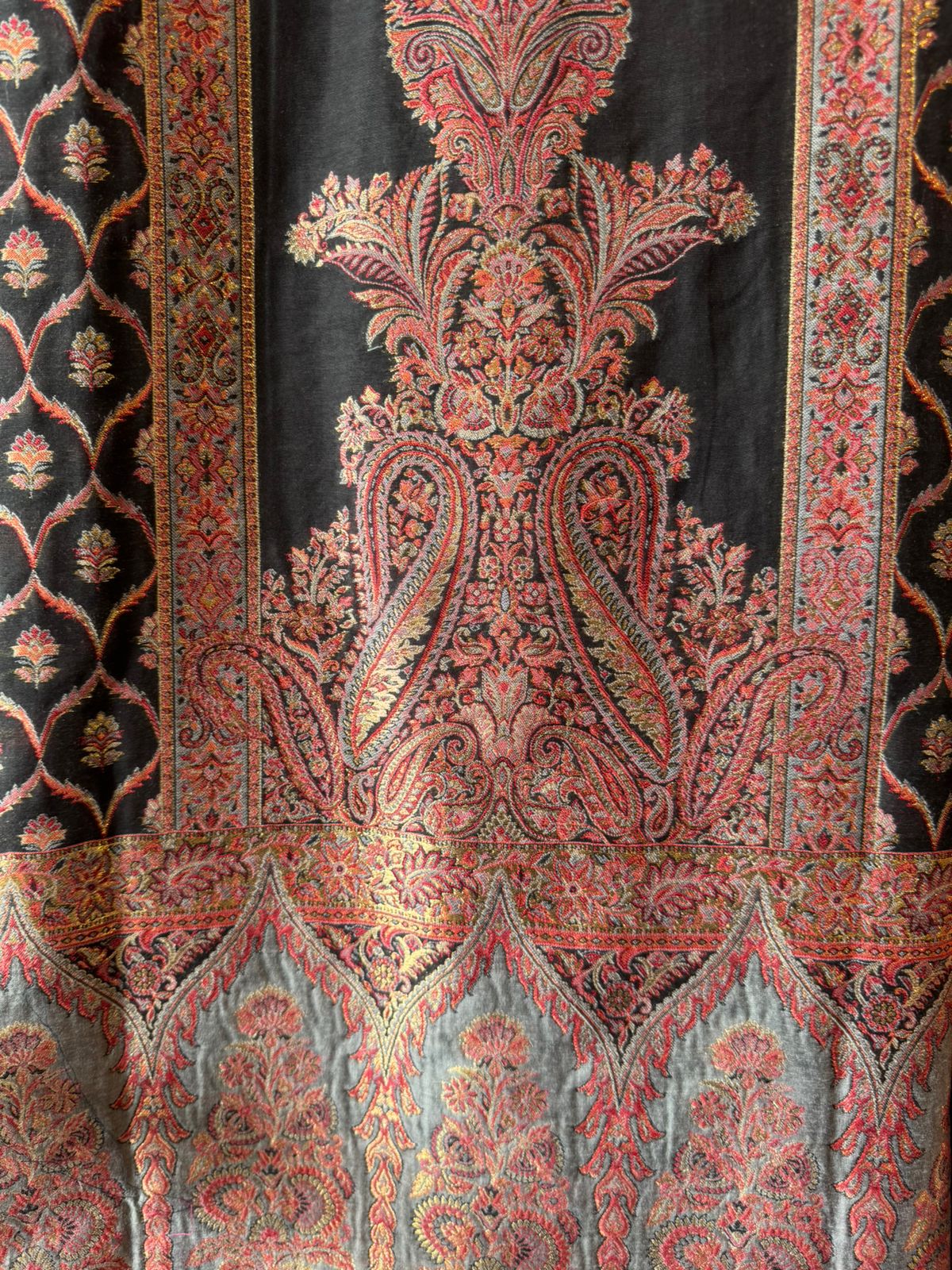 Pure jamdaani cotton Silk Suit