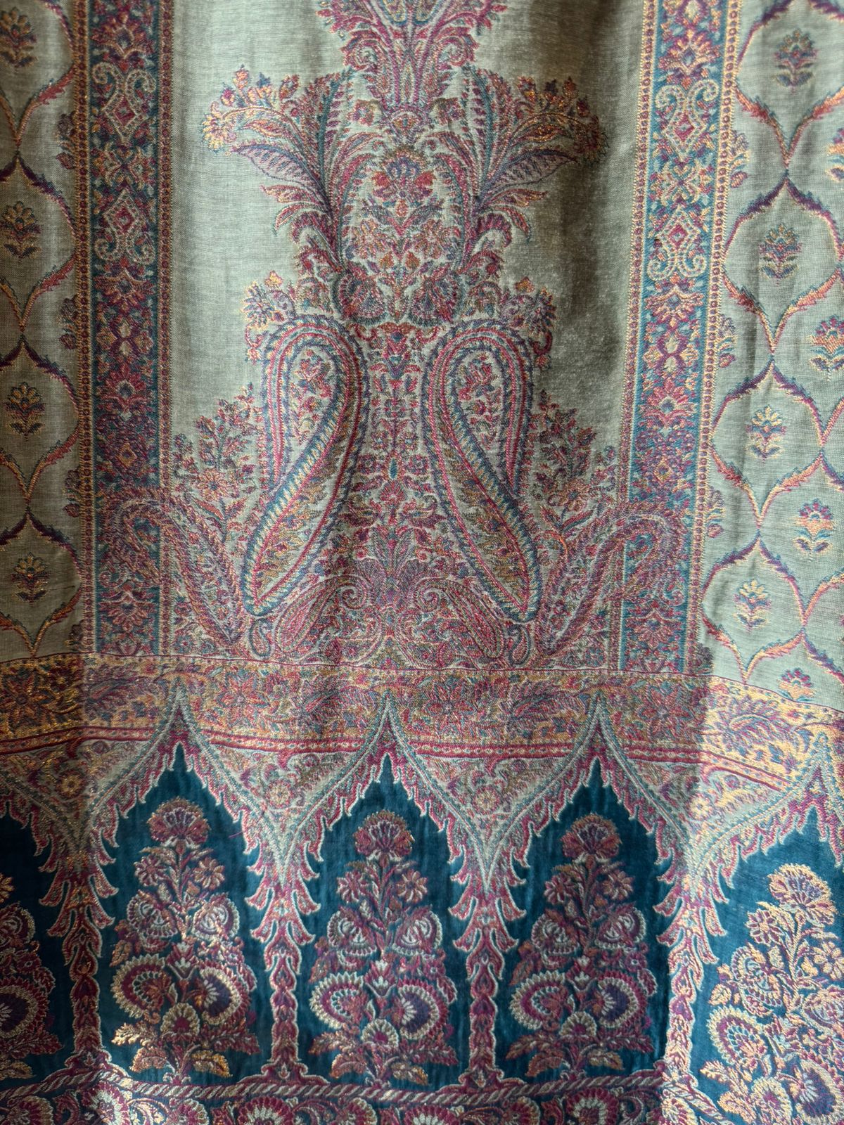 Pure jamdaani cotton Silk Suit