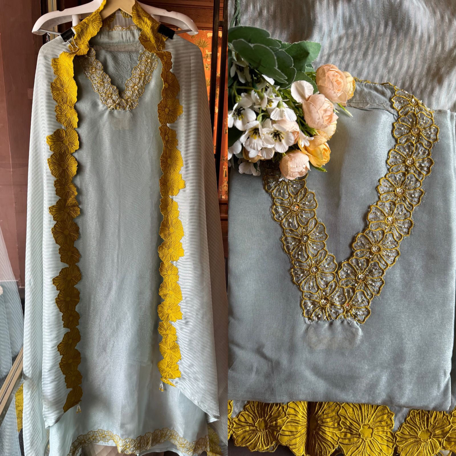Beautiful soft tissue plain shirt