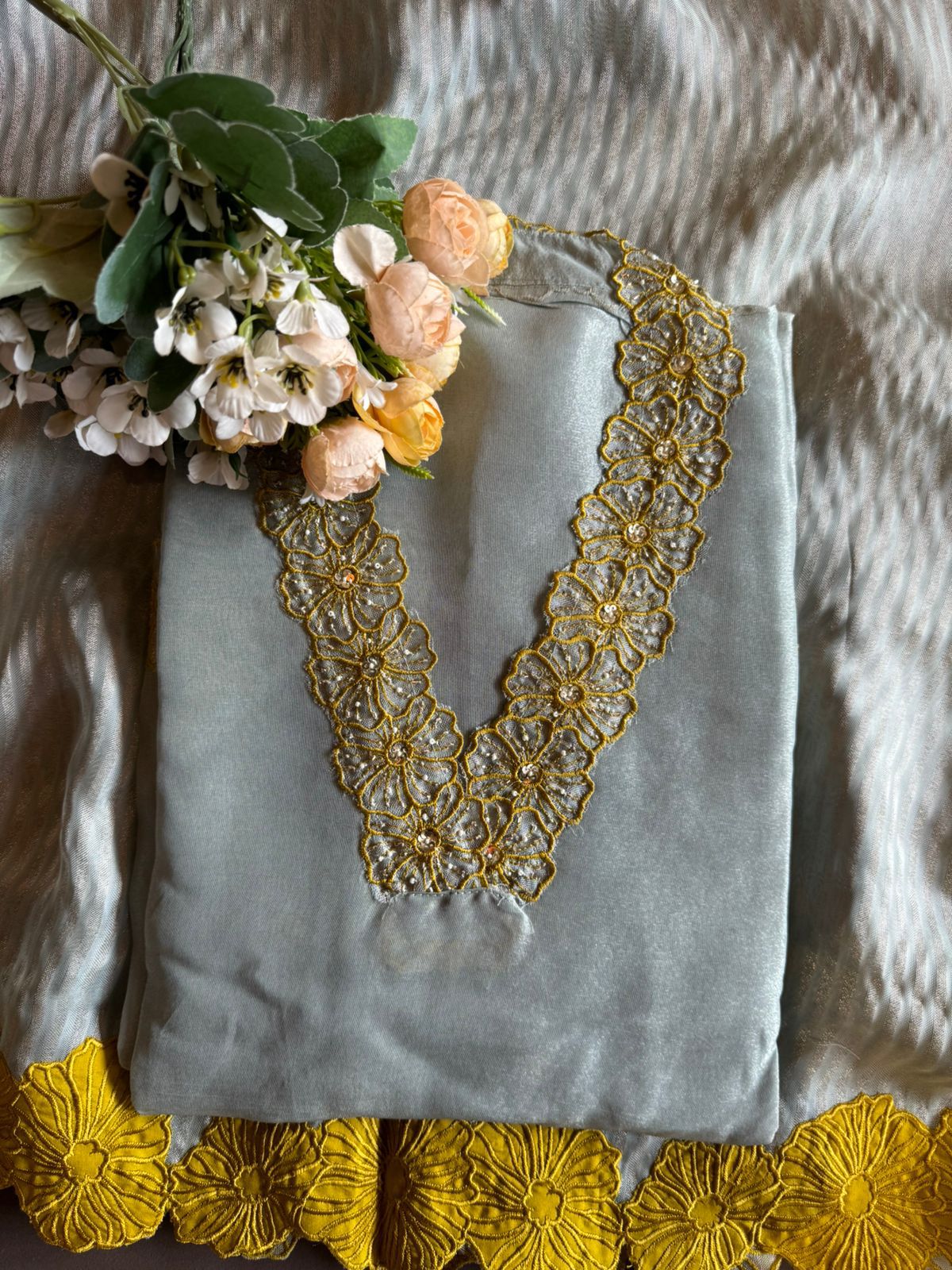 Beautiful soft tissue plain shirt