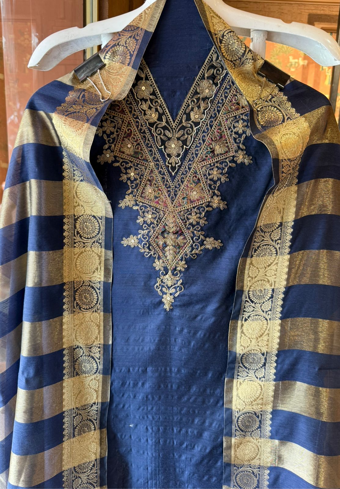 Banarsi silk suit