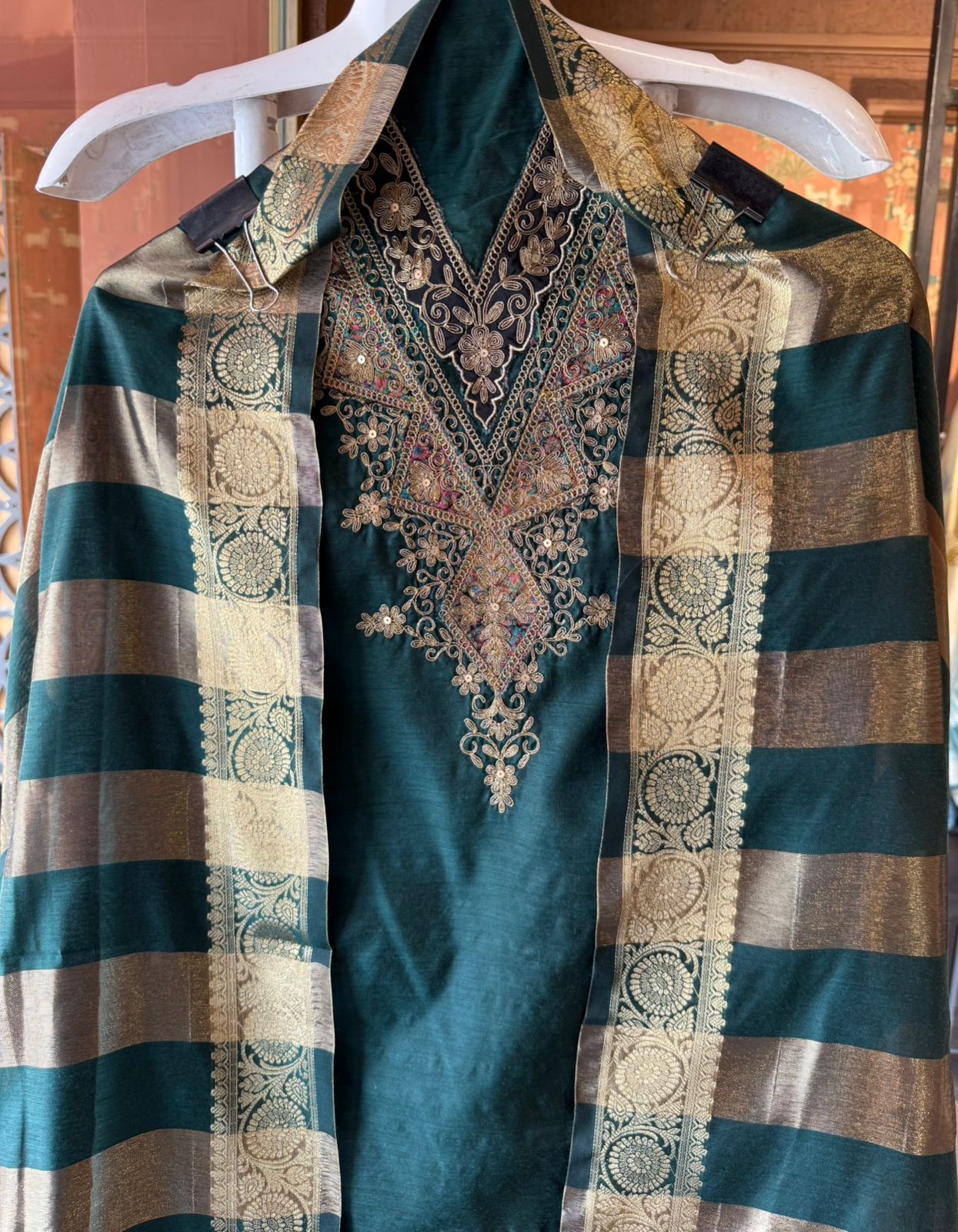 Banarsi silk suit