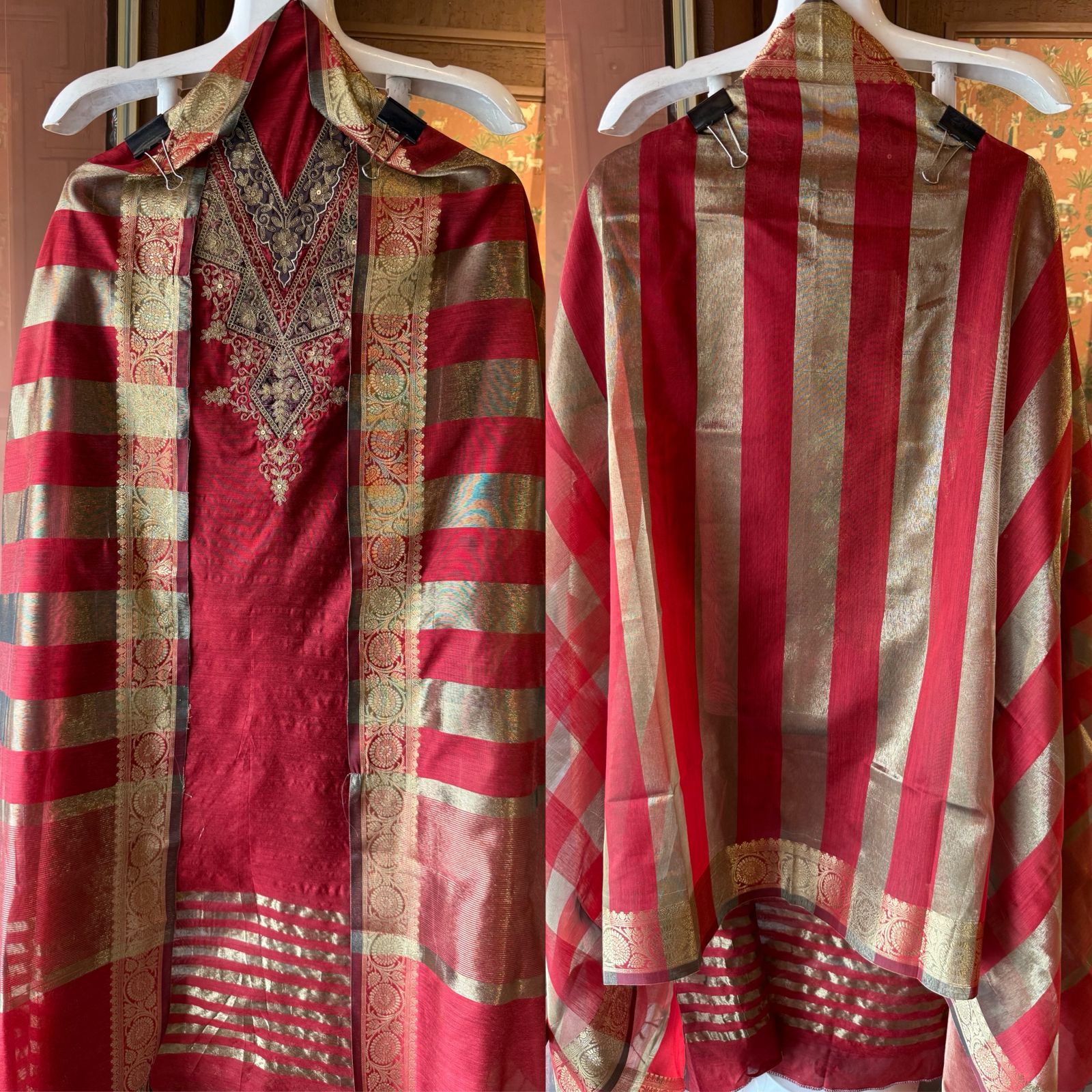 Banarsi silk suit