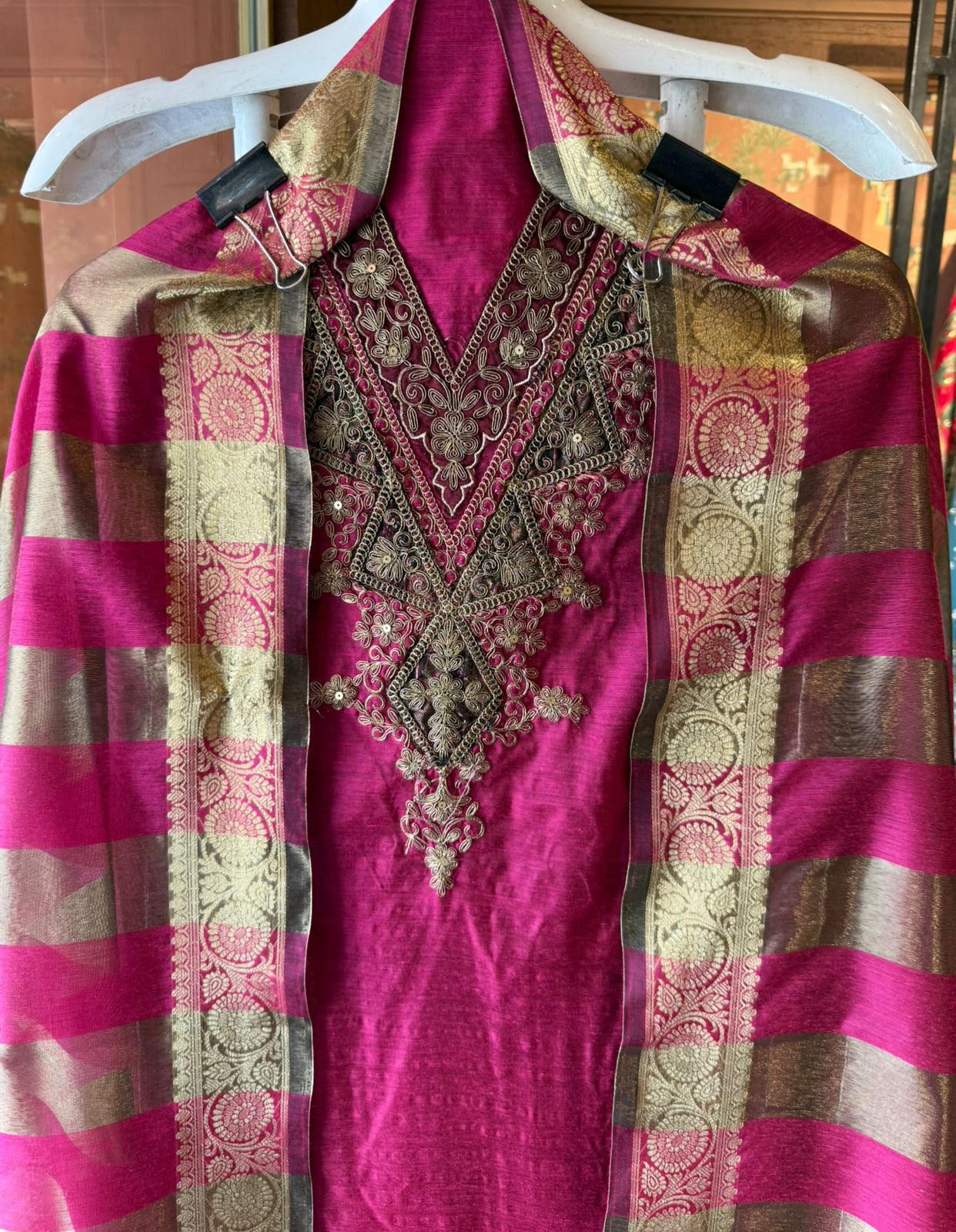 Banarsi silk suit