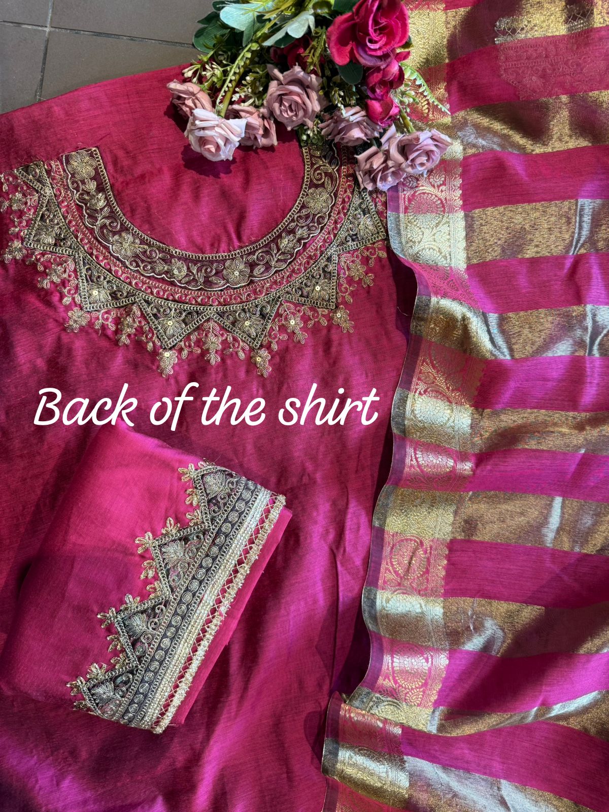 Banarsi silk suit