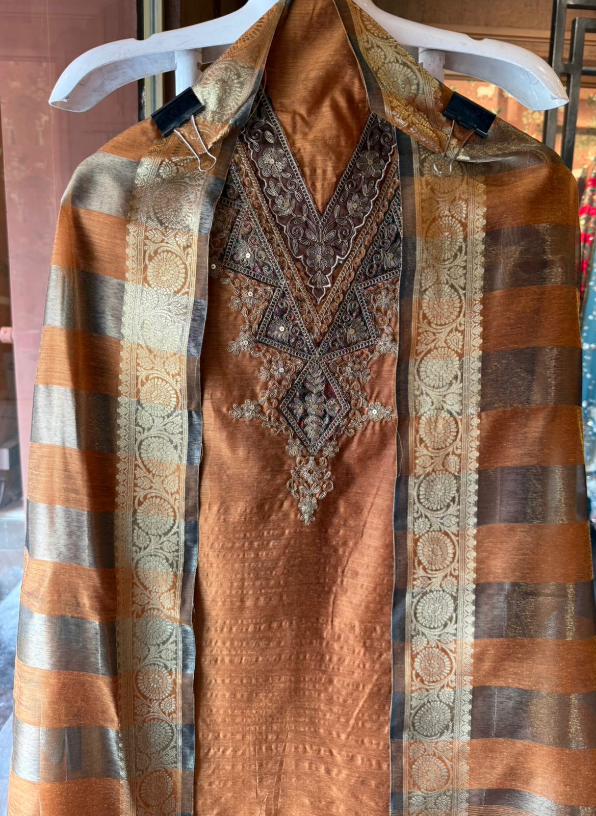 Banarsi silk suit