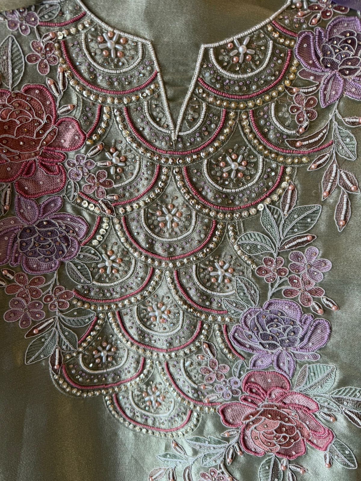 Tissue unstitched Suit set