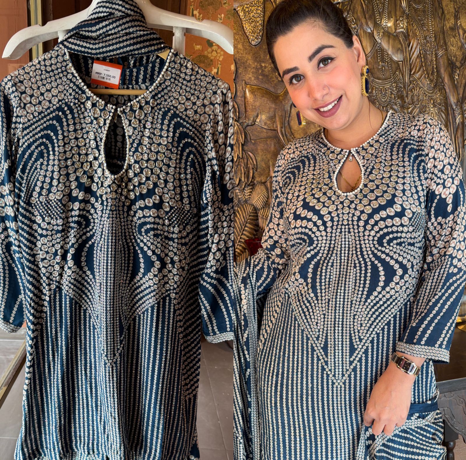 Silk Fabric Sharara set