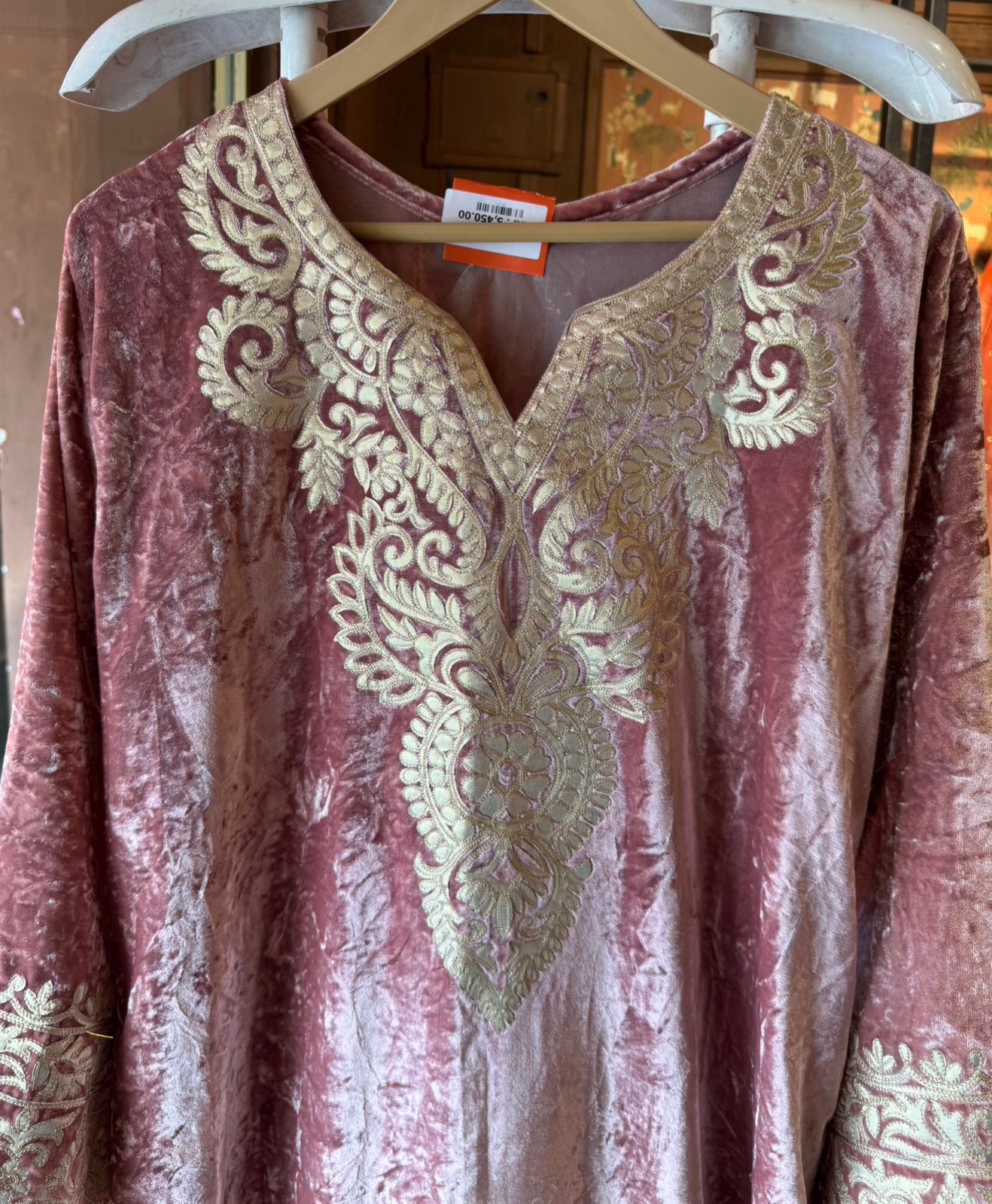 VELVET LONG DRESSES WITH SIDE SLITS