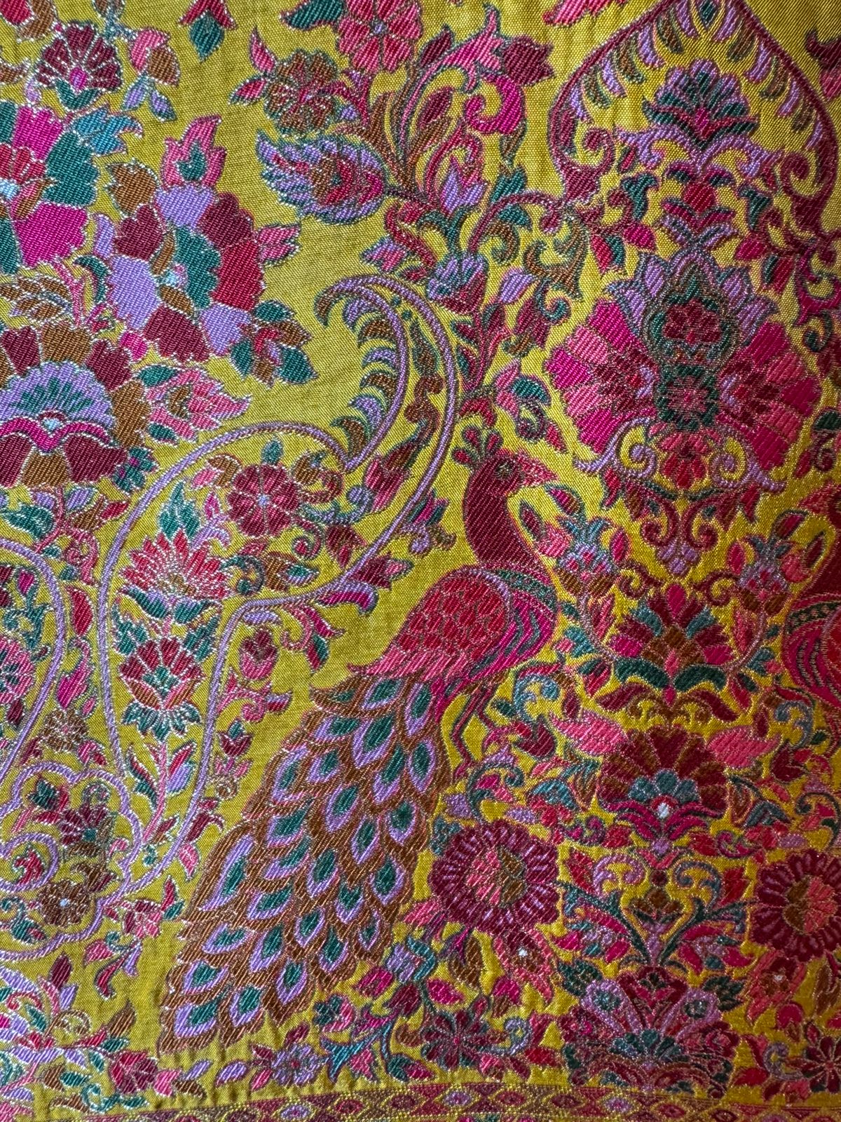 Kashmiri Kani Banarasi Brocade Unstitched Suit