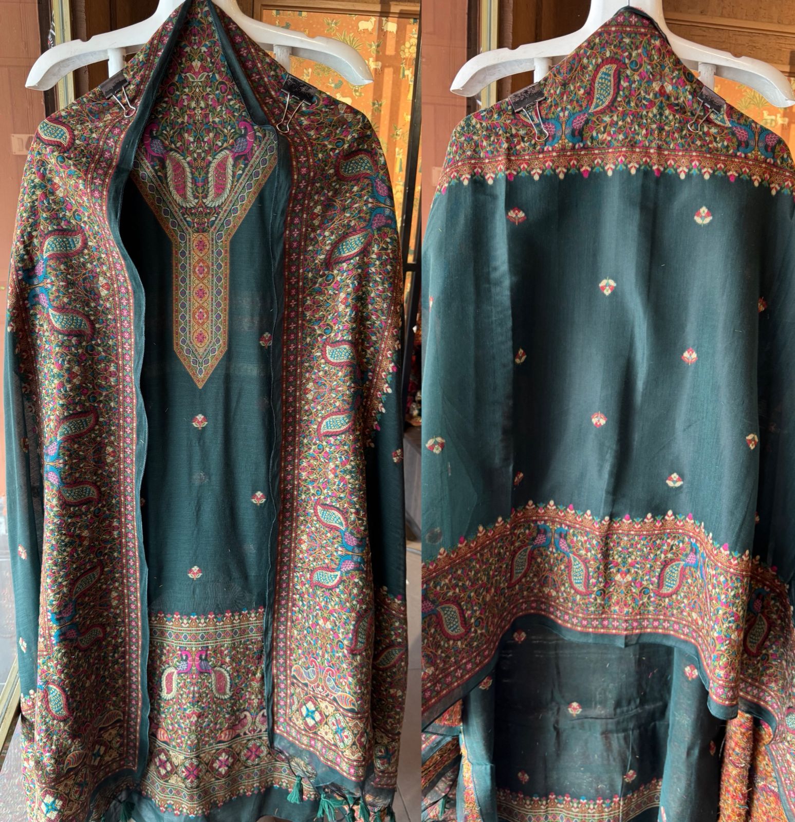 Pure jamdaani cotton Silk Suit