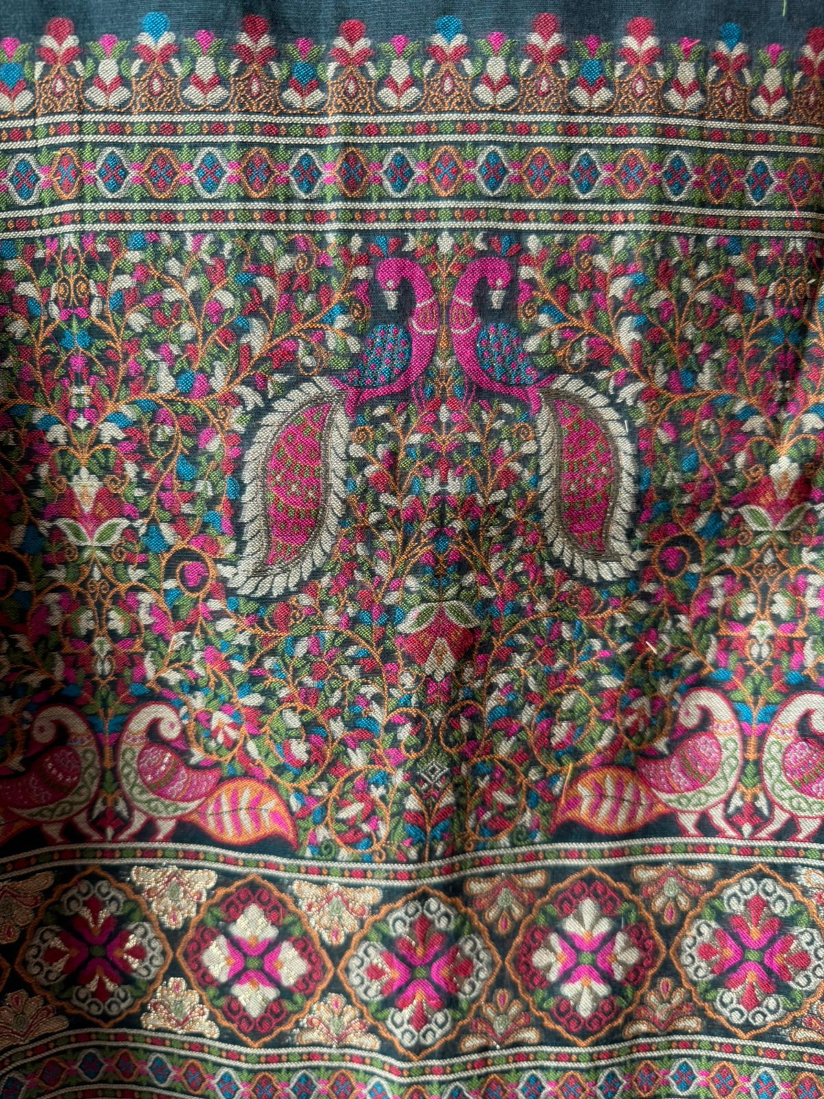 Pure jamdaani cotton Silk Suit