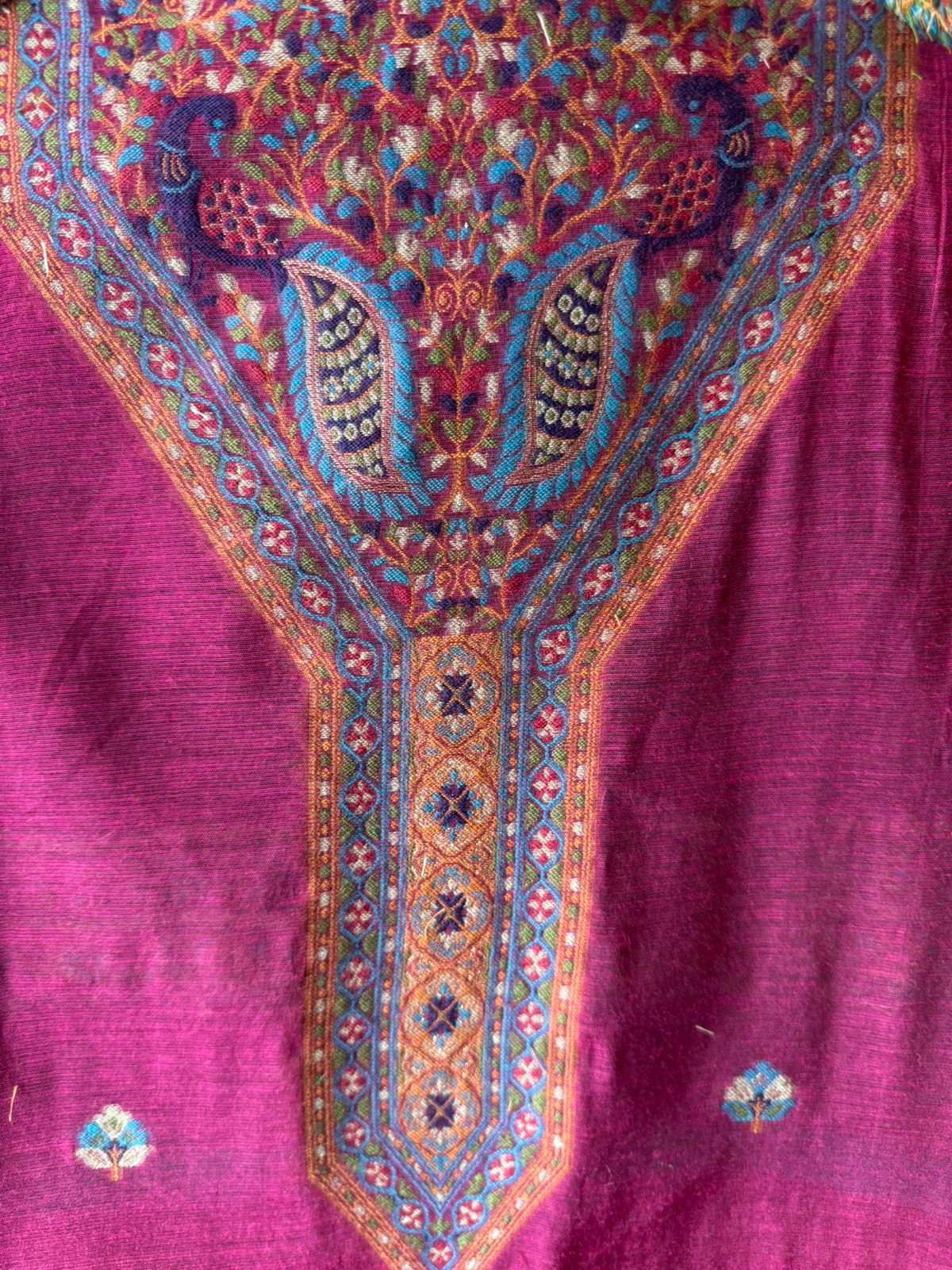 Pure jamdaani cotton Silk Suit