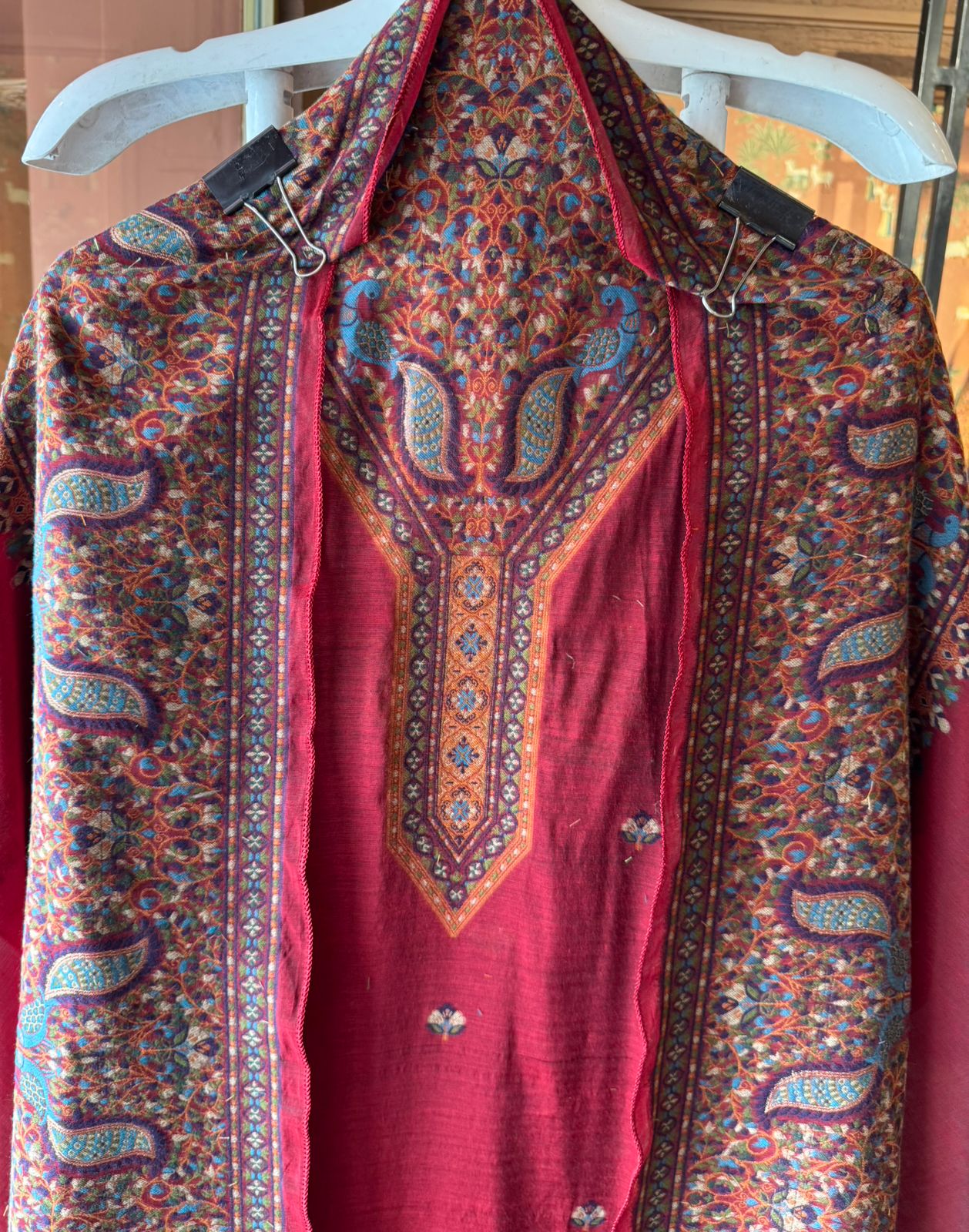 Pure jamdaani cotton Silk Suit