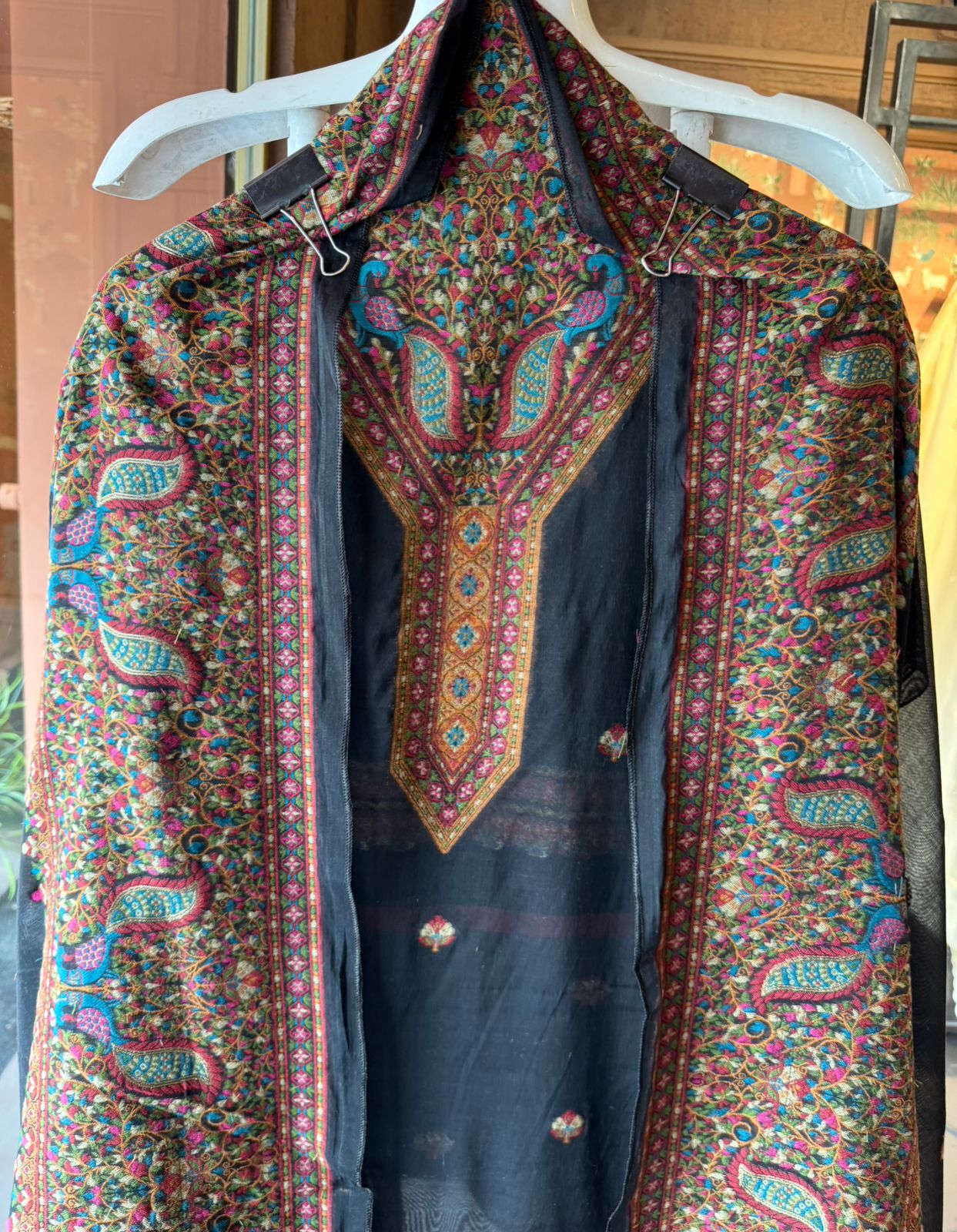 Pure jamdaani cotton Silk Suit