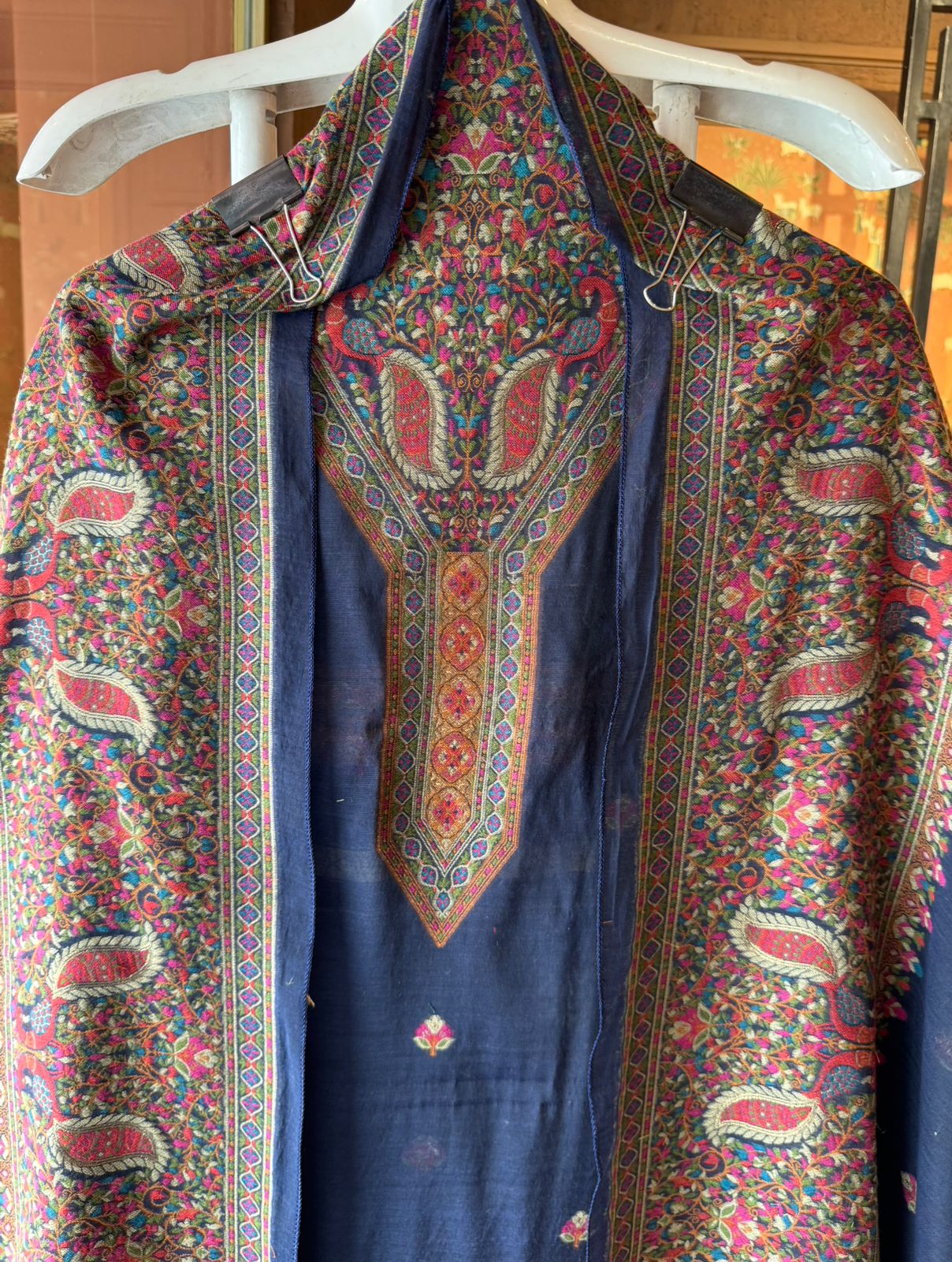 Pure jamdaani cotton Silk Suit