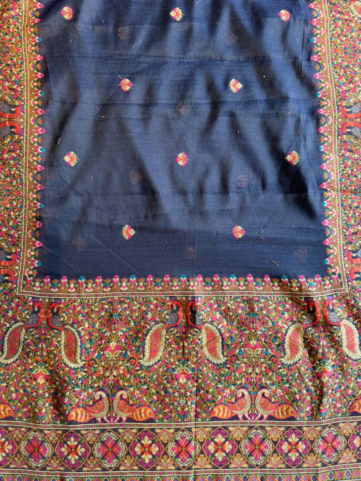 Pure jamdaani cotton Silk Suit