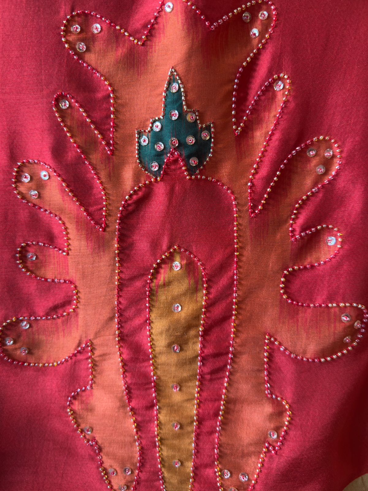 Ikat Elegance Silk Unstitched Set