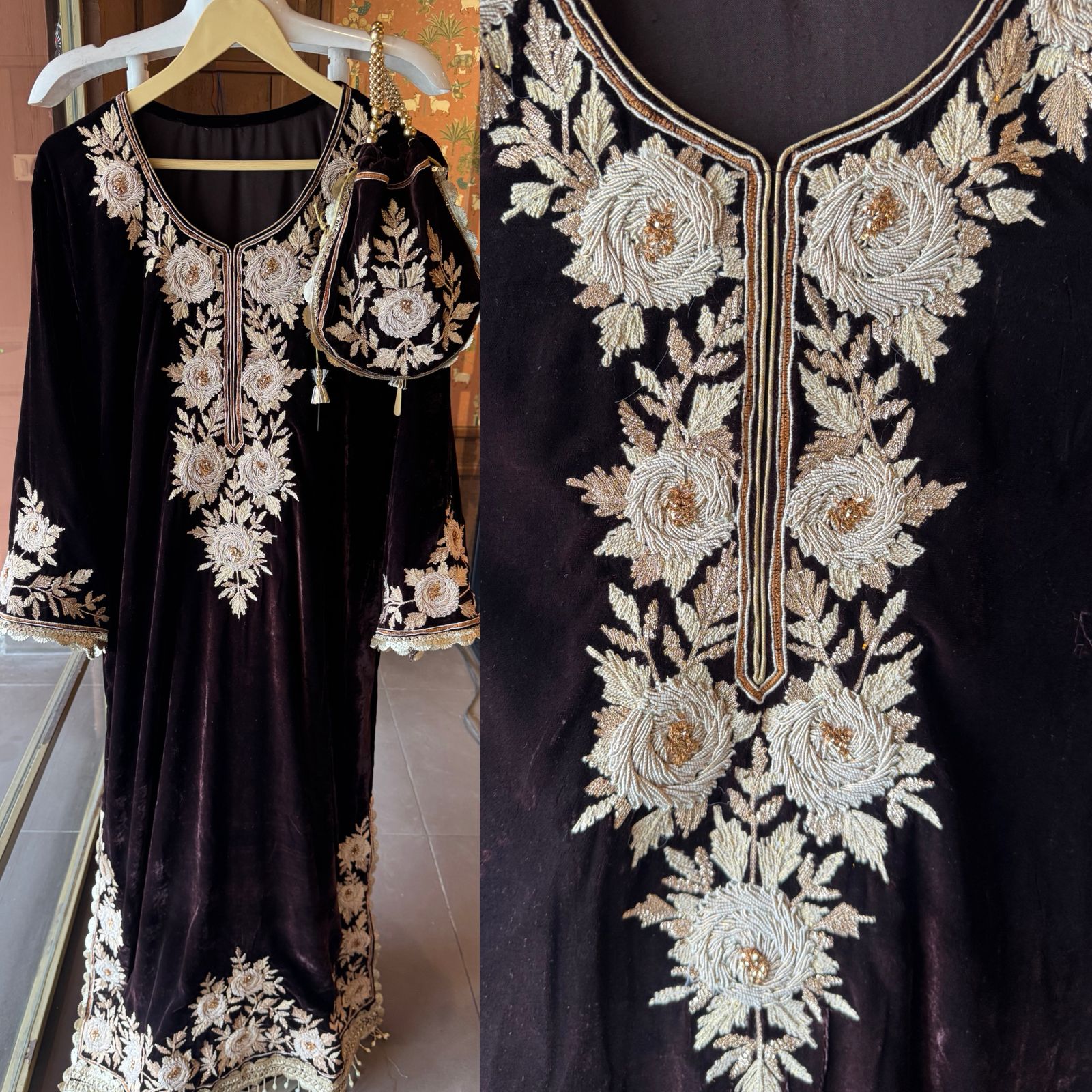 Rich velvet Long dress