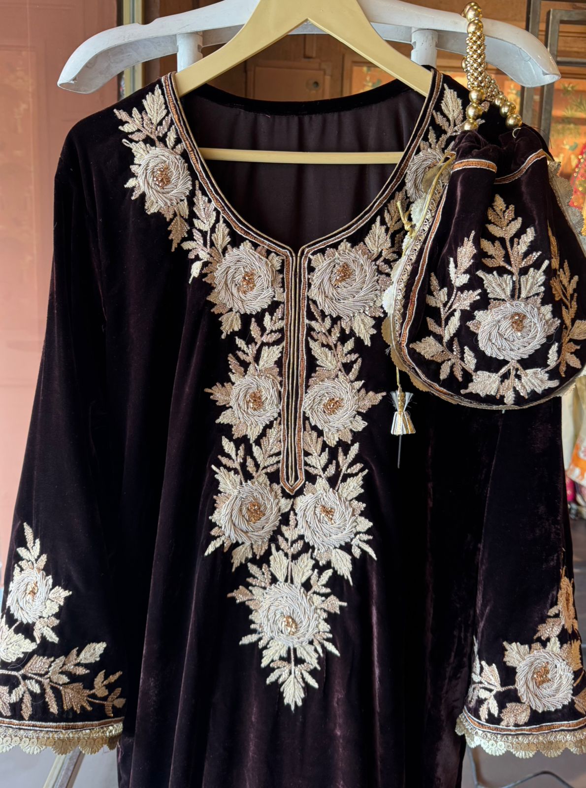 Rich velvet Long dress