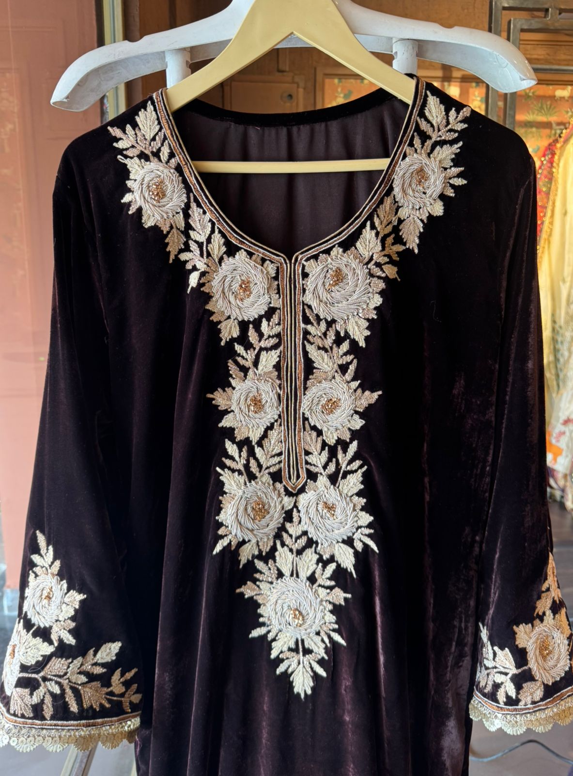 Rich velvet Long dress