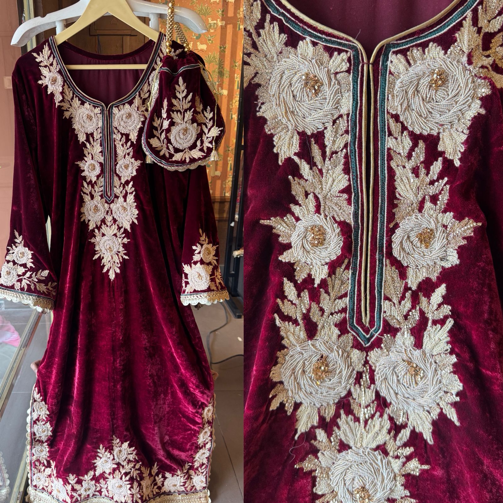 Rich velvet Long dress