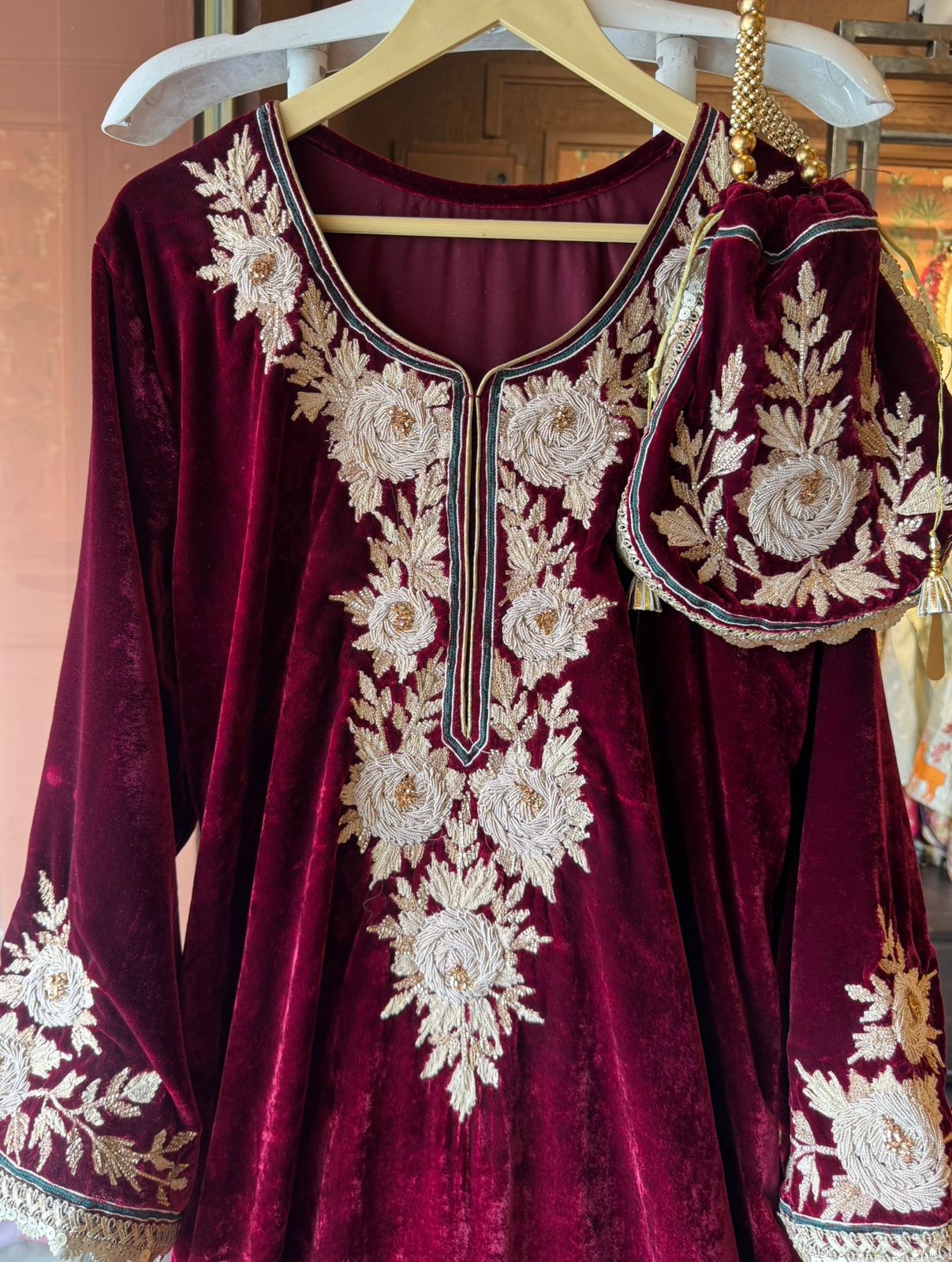 Rich velvet Long dress
