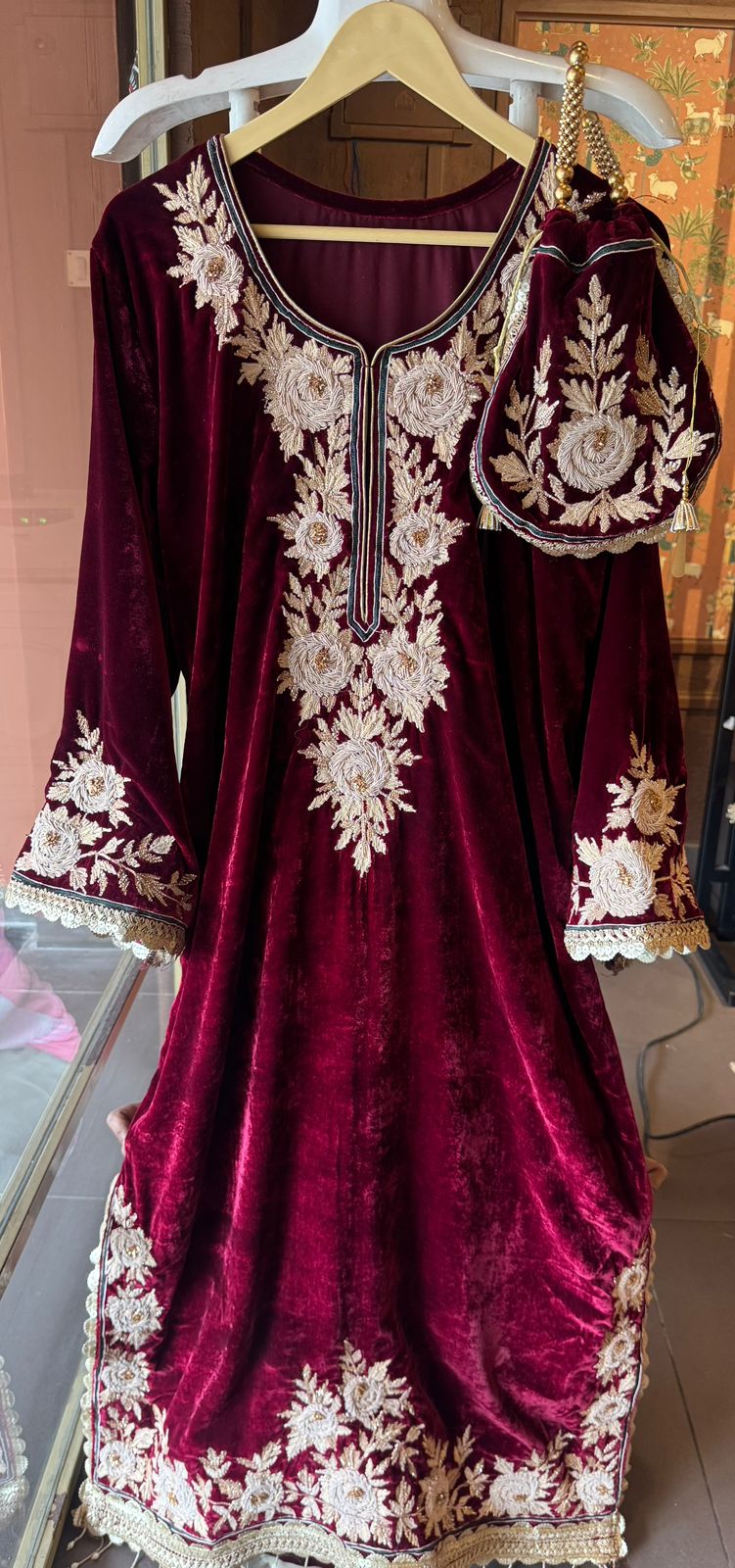 Rich velvet Long dress