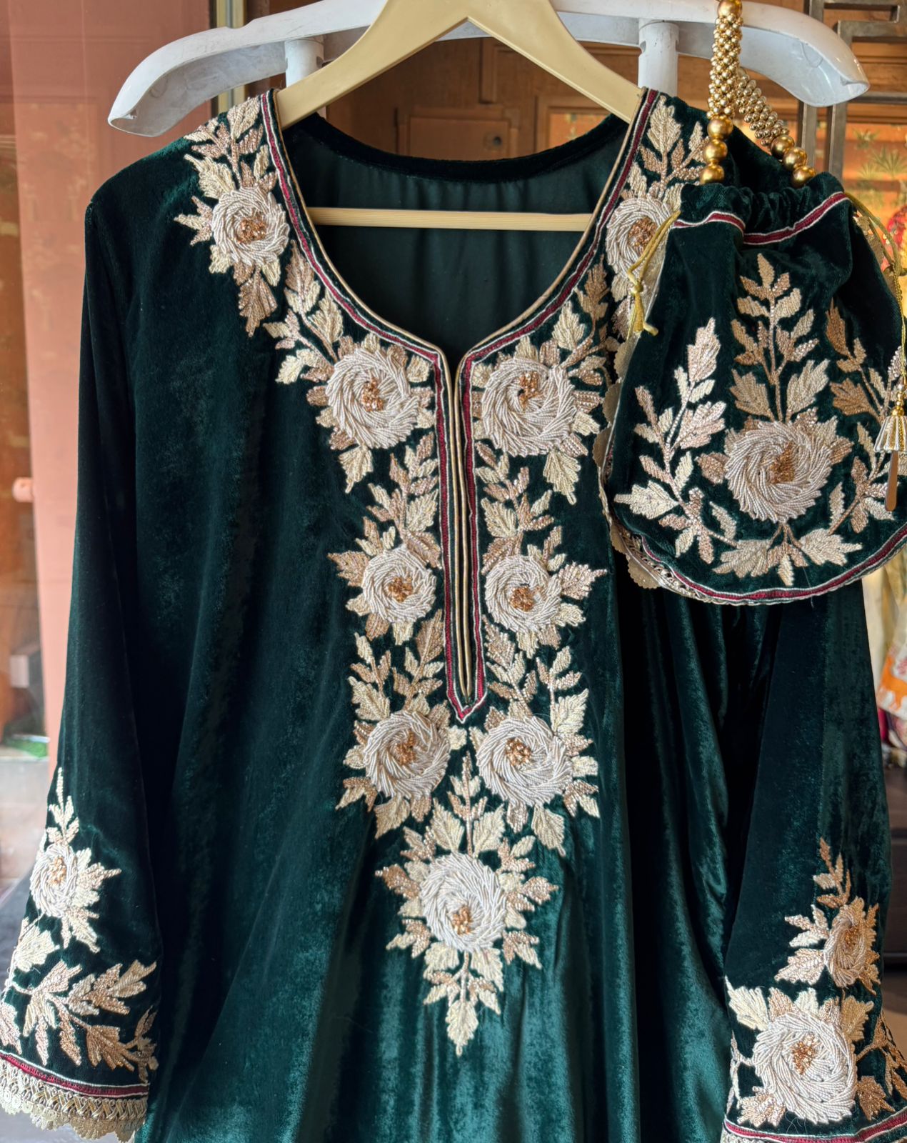 Rich velvet Long dress