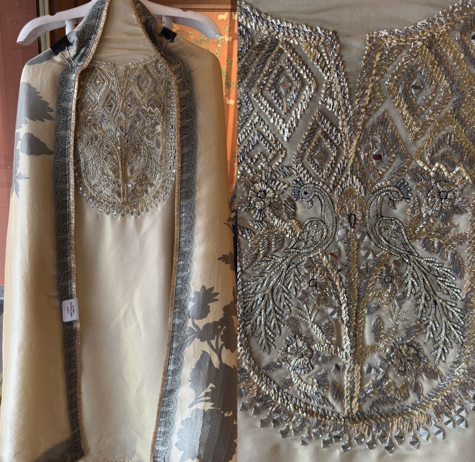 Giraffe tissue fabric suit