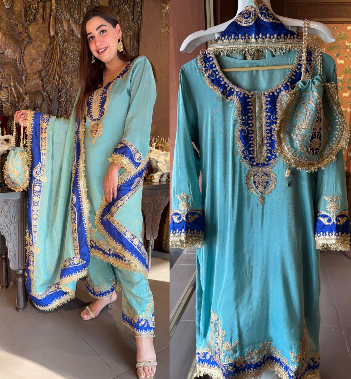Traditional embroidered Tunic Sets