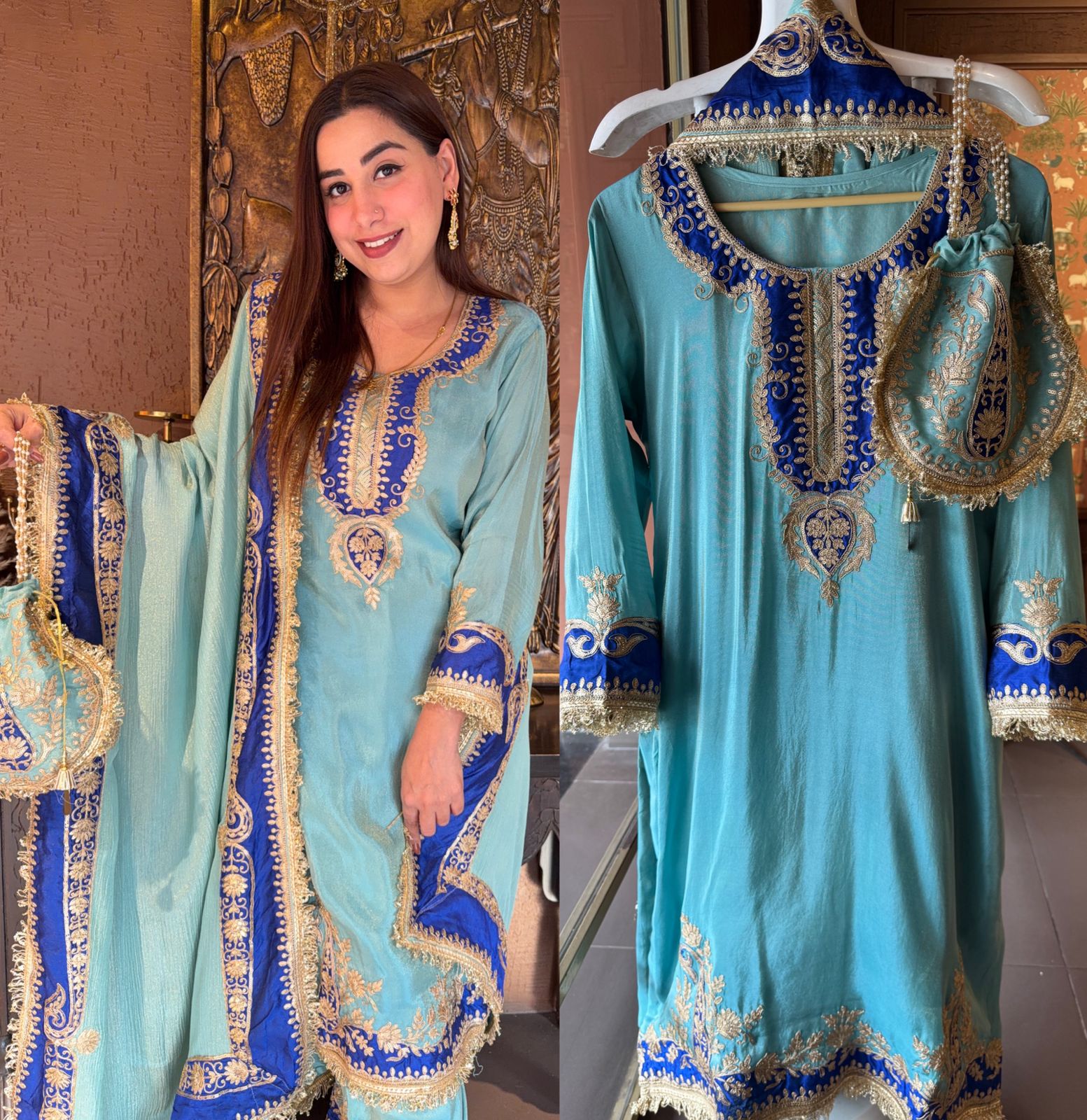 Traditional embroidered Tunic Sets
