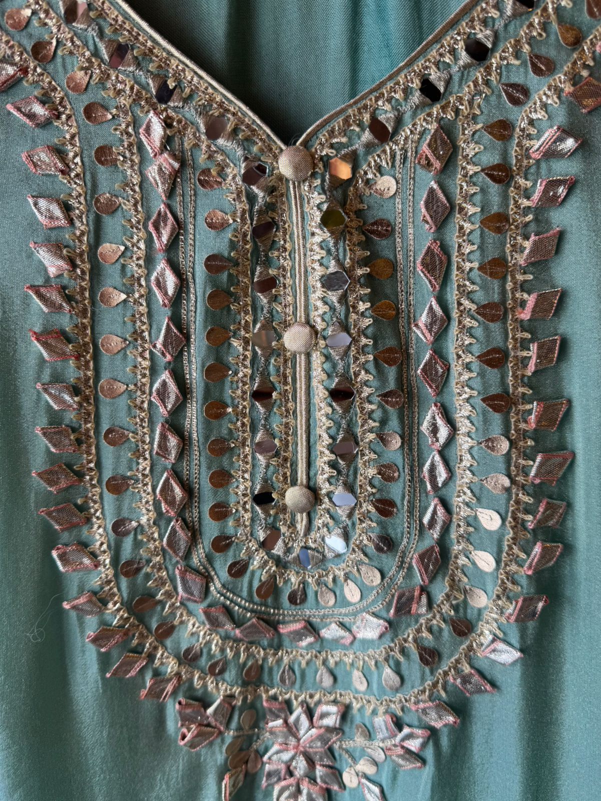 Pure Shimmer tissue stitched Skirt