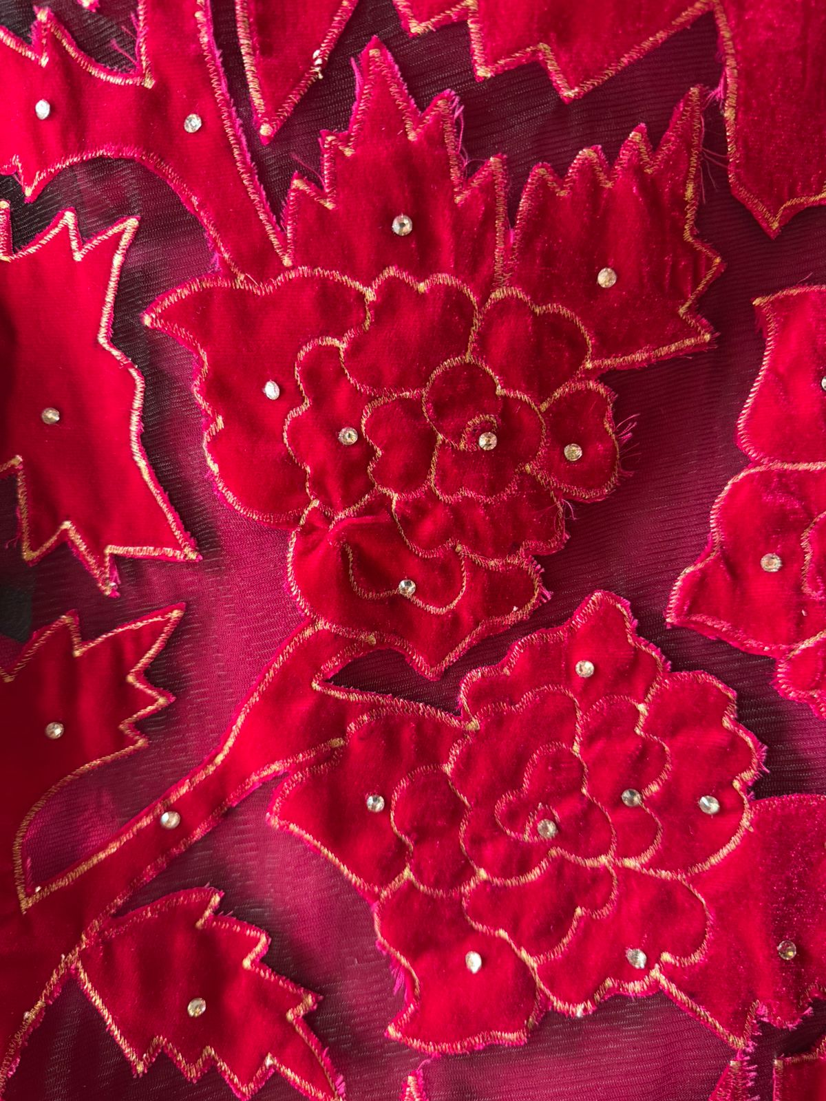 Pure micro velvet unstitched kurta