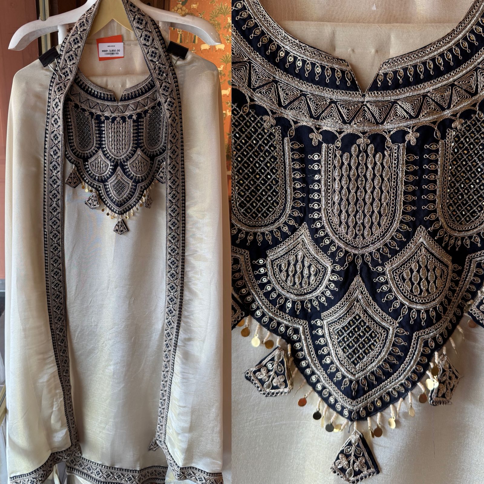 Straight kurta set