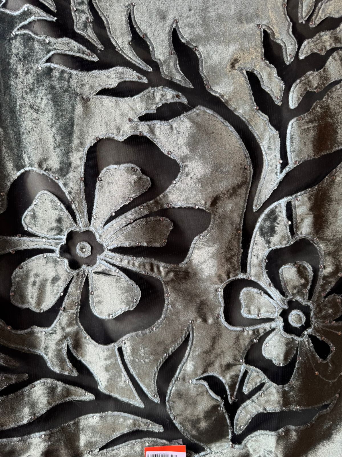 Silk velvet  unstitched Shirt