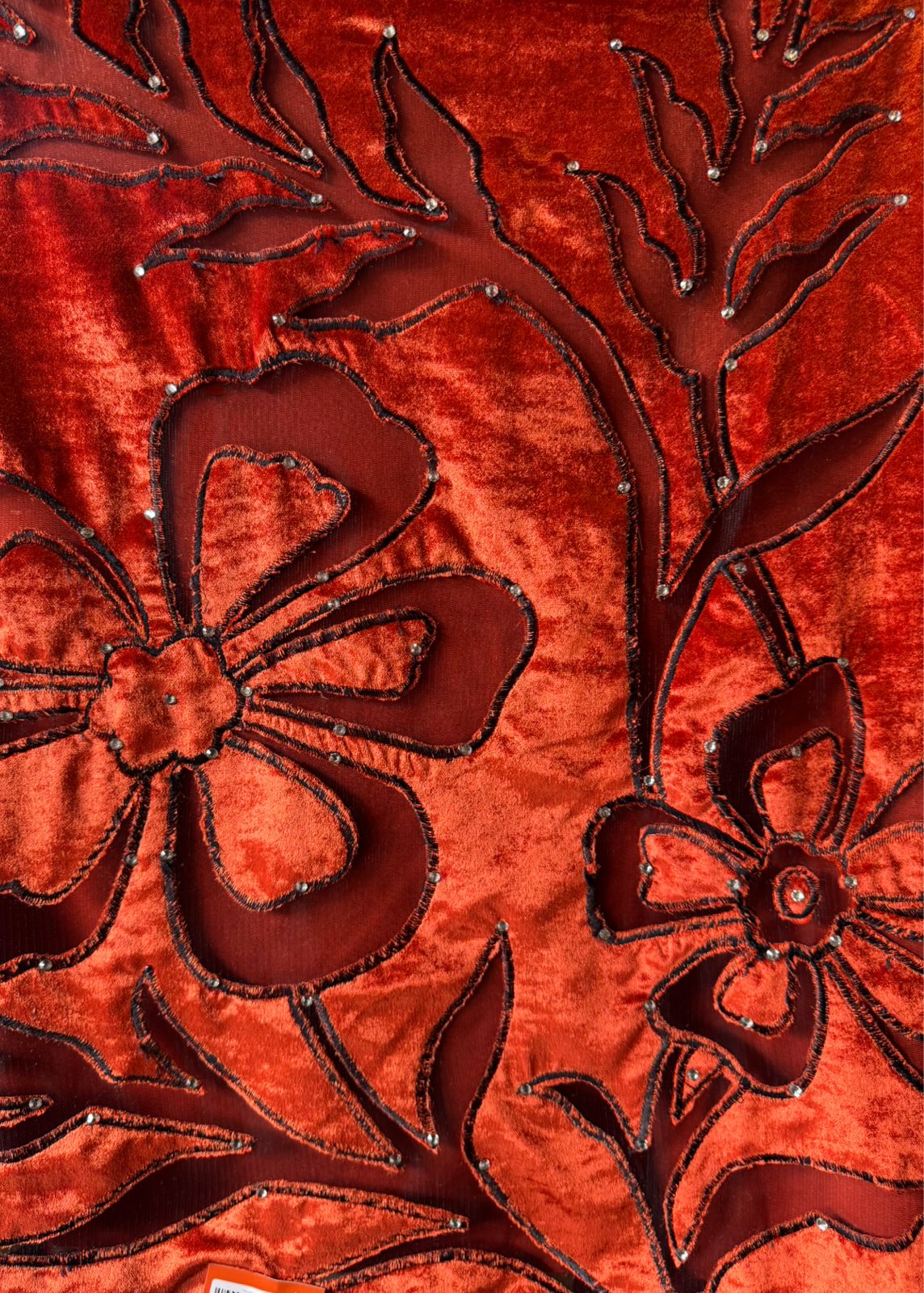 Silk velvet  unstitched Shirt