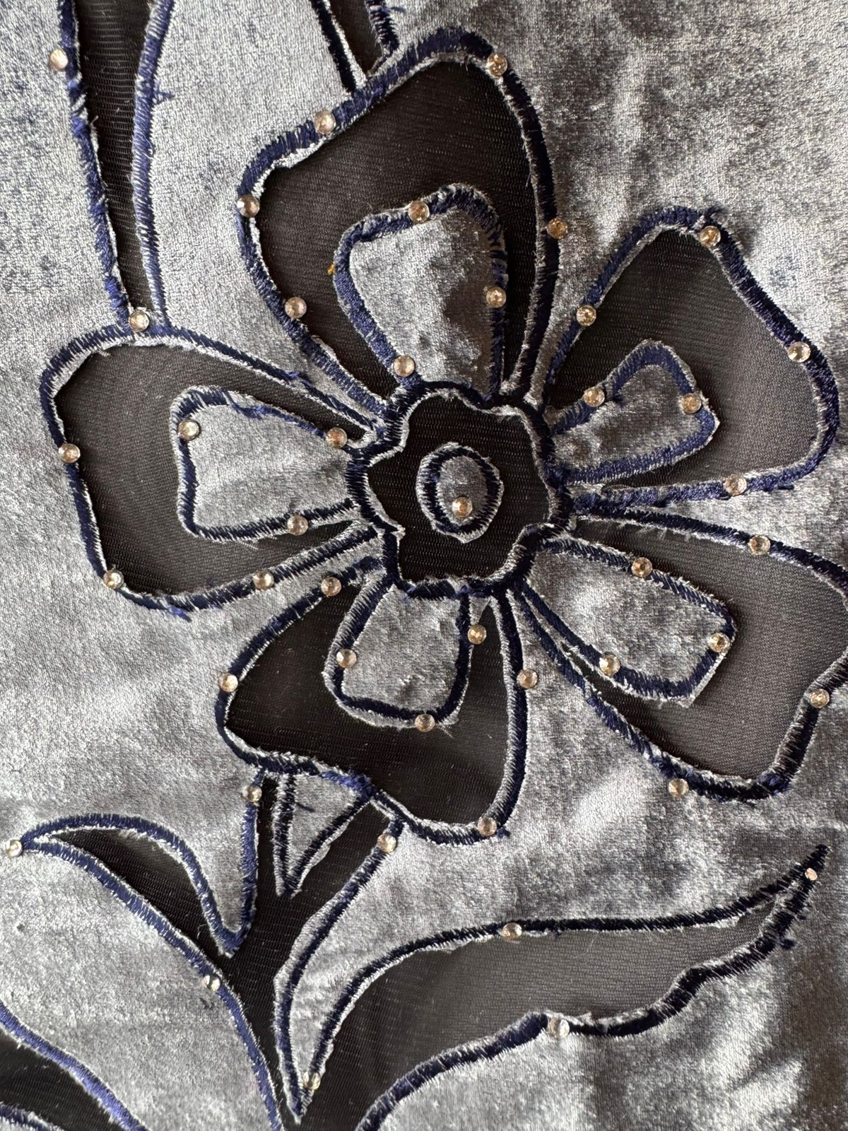 Silk velvet  unstitched Shirt