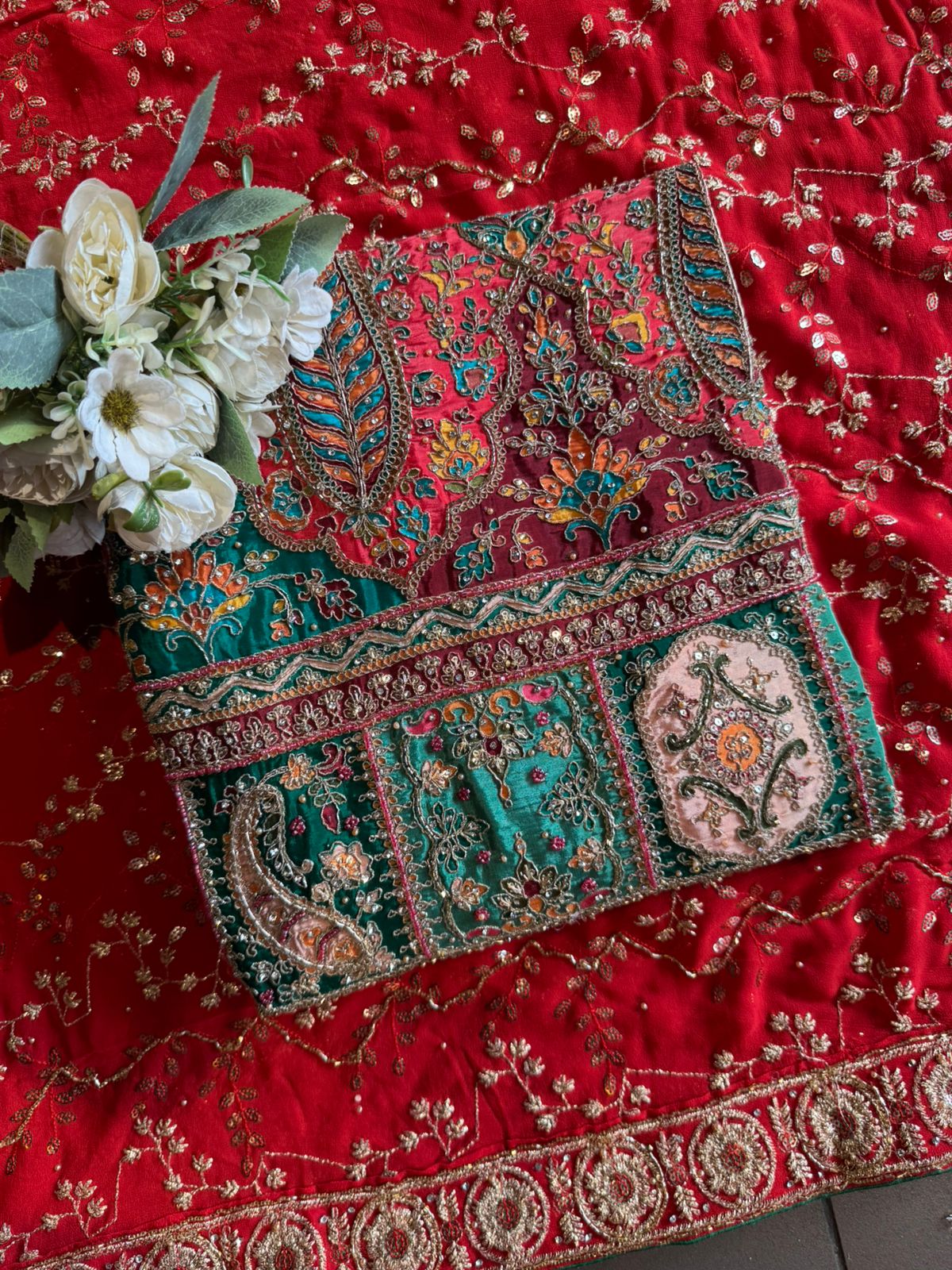 Mughal-Persian Wedding Unstitched Suit