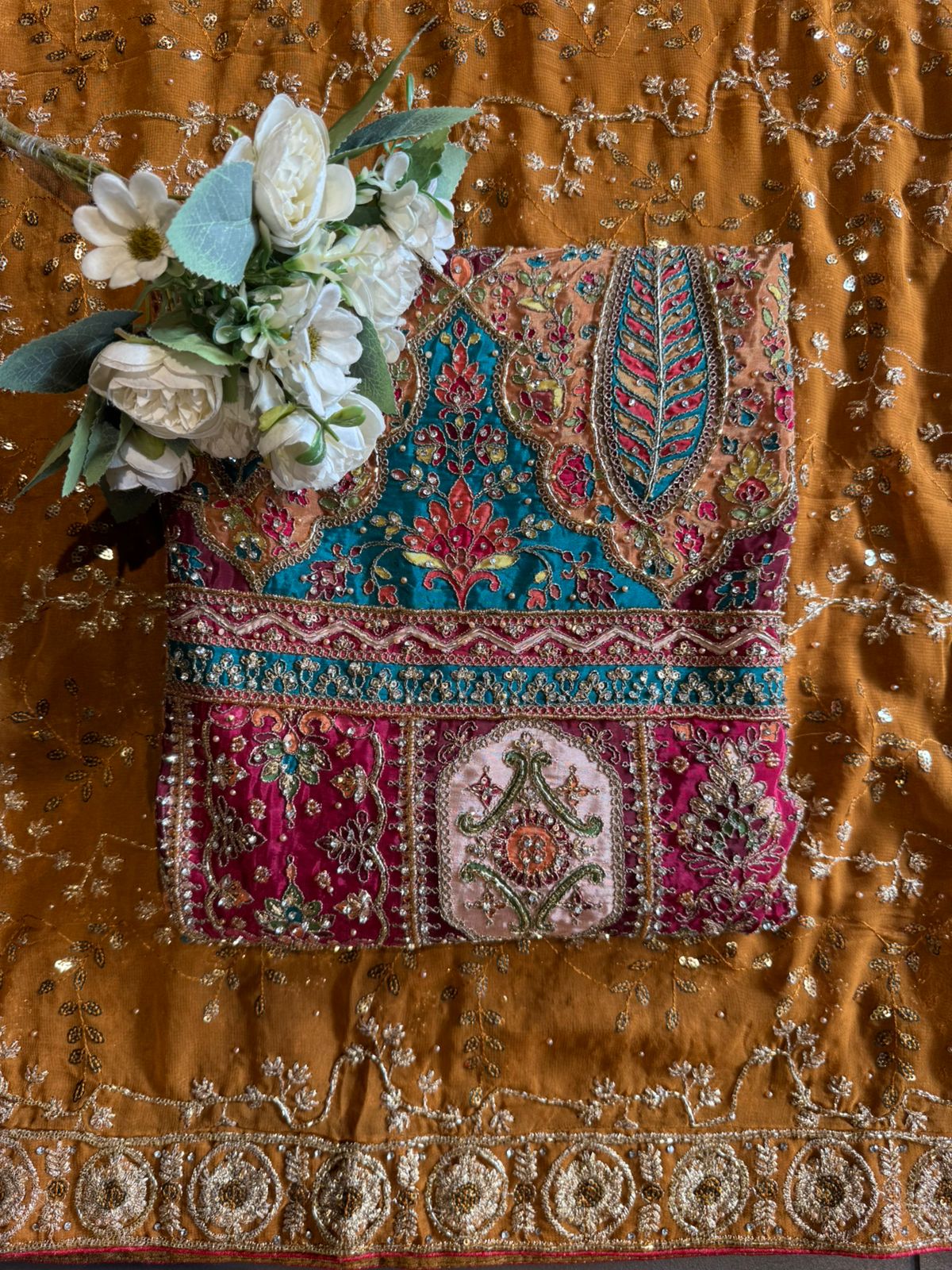 Mughal-Persian Wedding Unstitched Suit