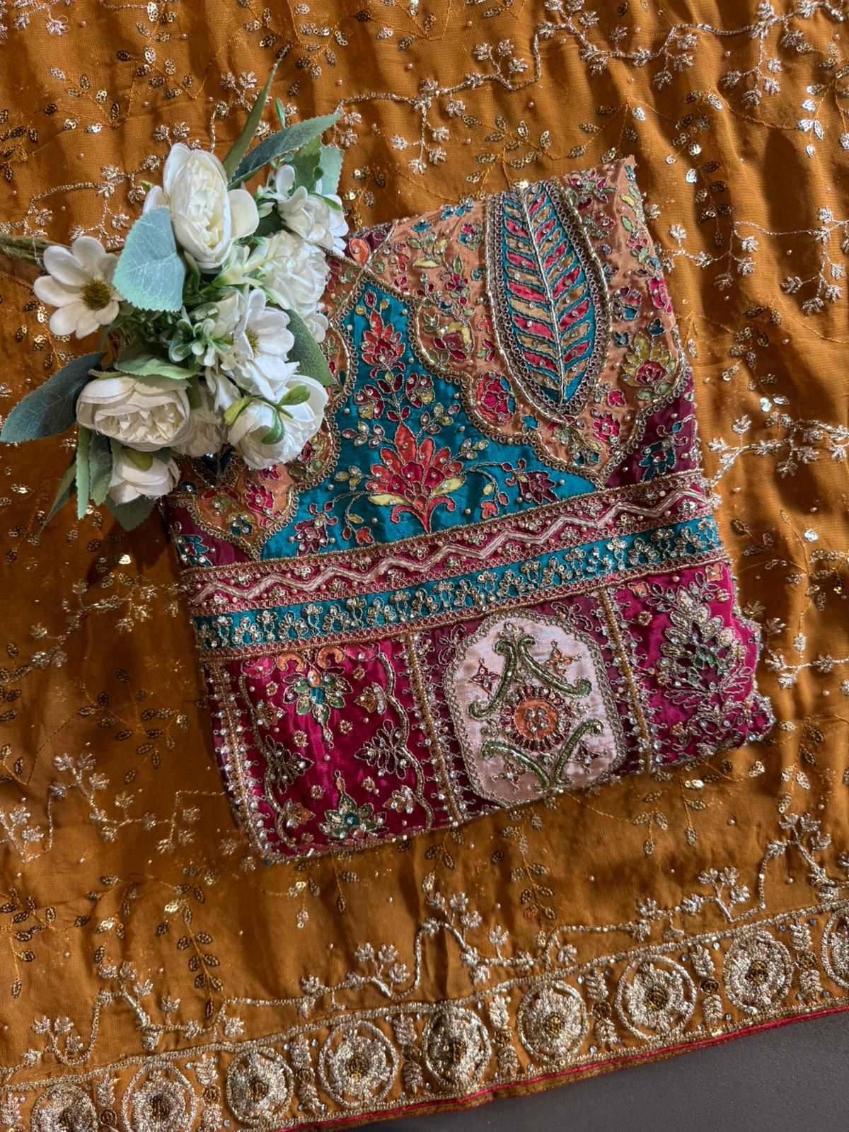 Mughal-Persian Wedding Unstitched Suit