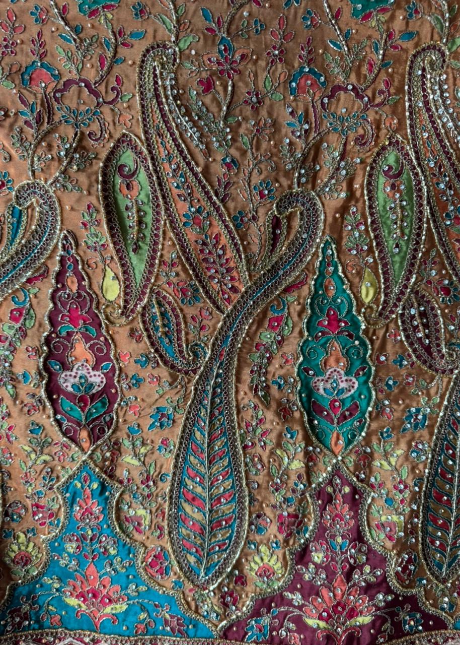 Mughal-Persian Wedding Unstitched Suit