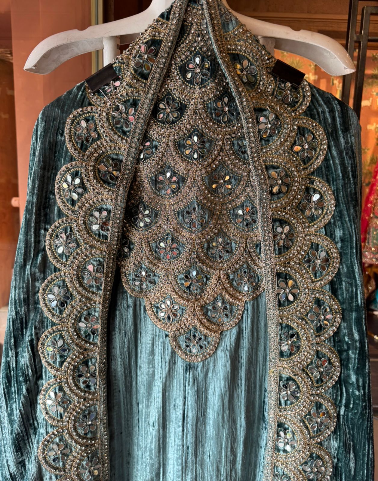Crushed velvet Suit