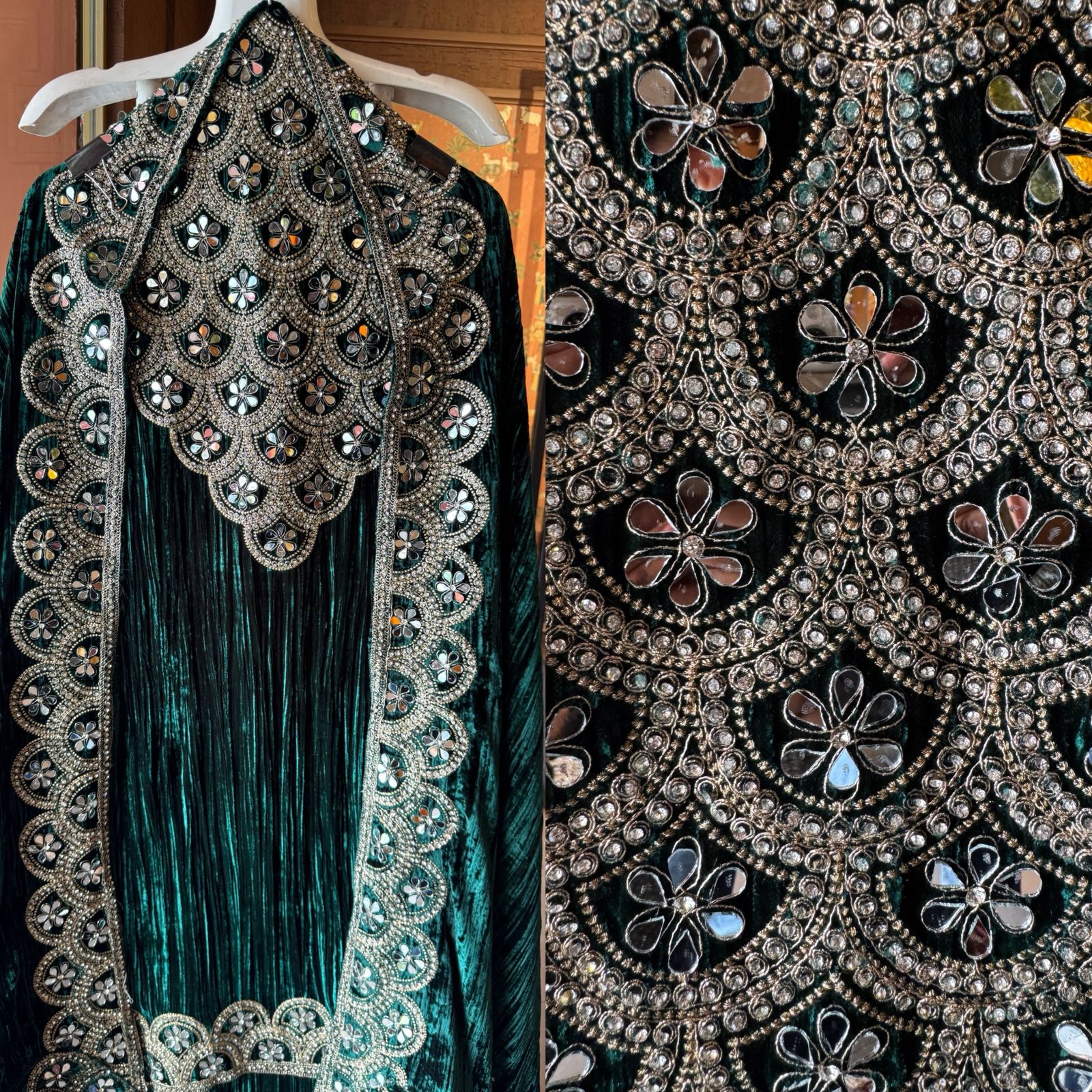 Crushed velvet Suit