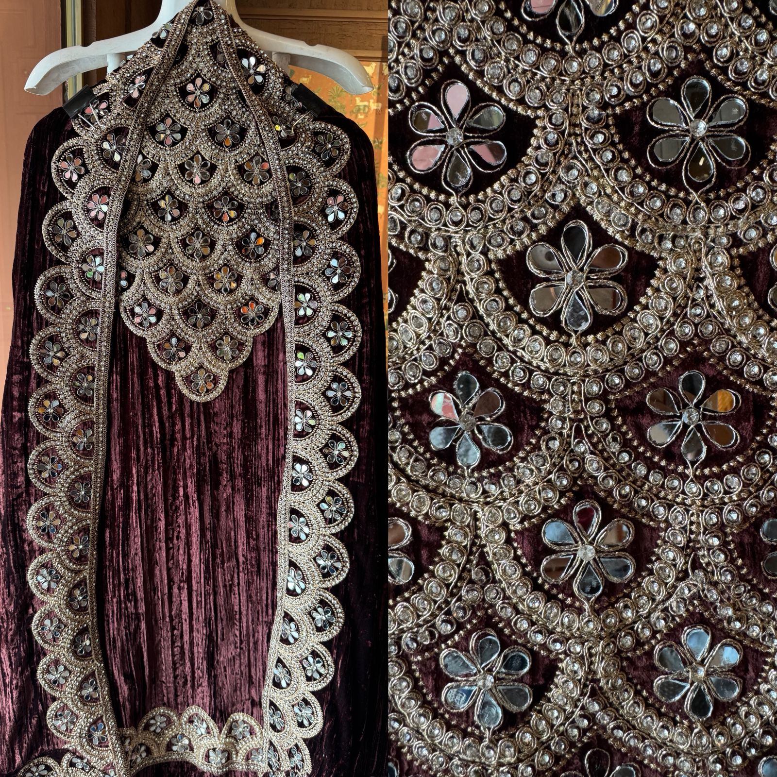 Crushed velvet Suit