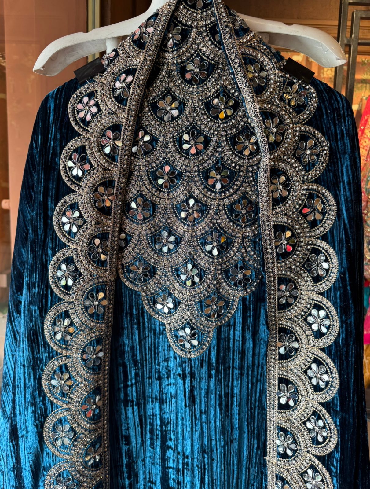 Crushed velvet Suit
