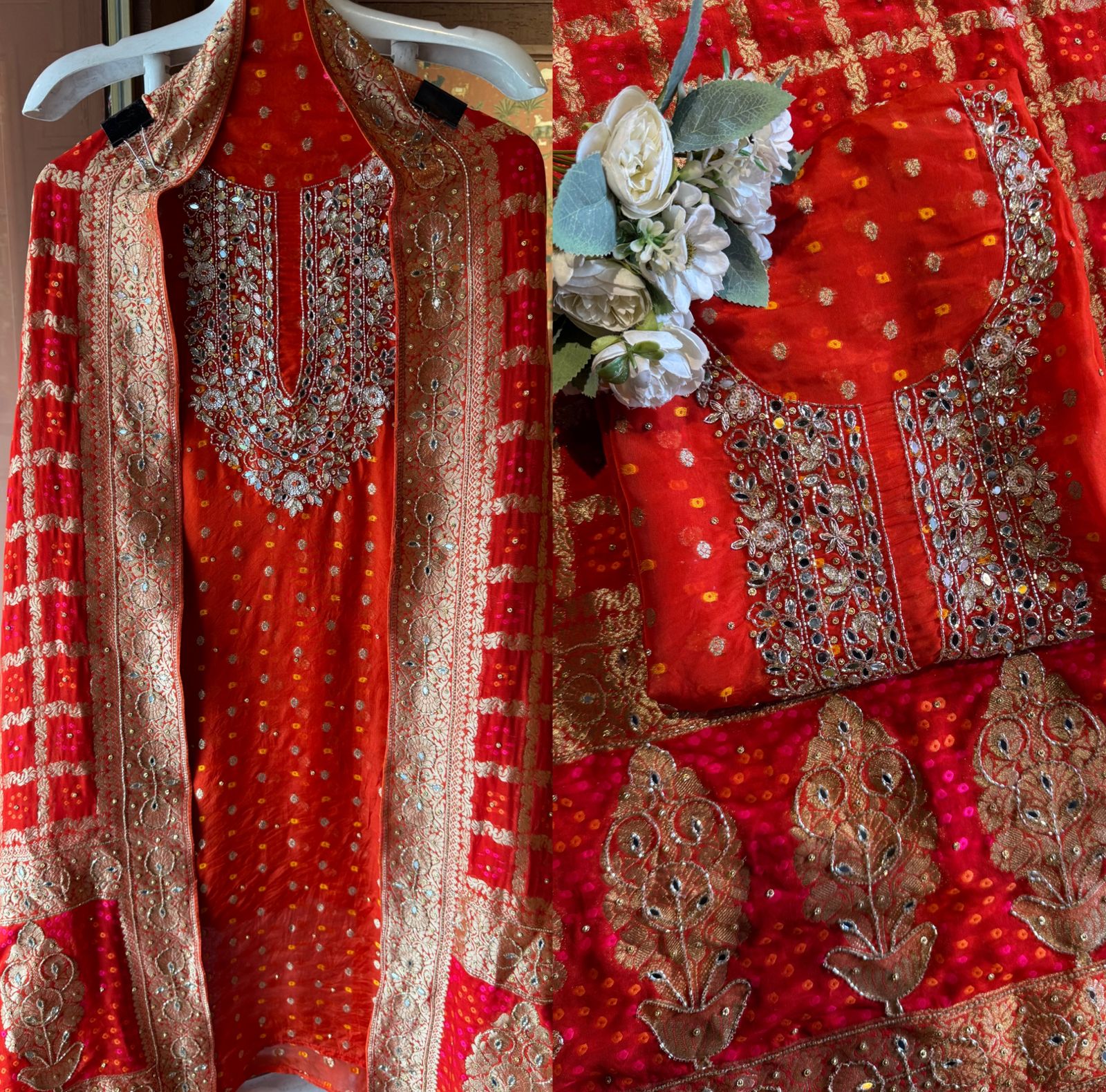 Traditional Indian ethnic Unstitched Suit